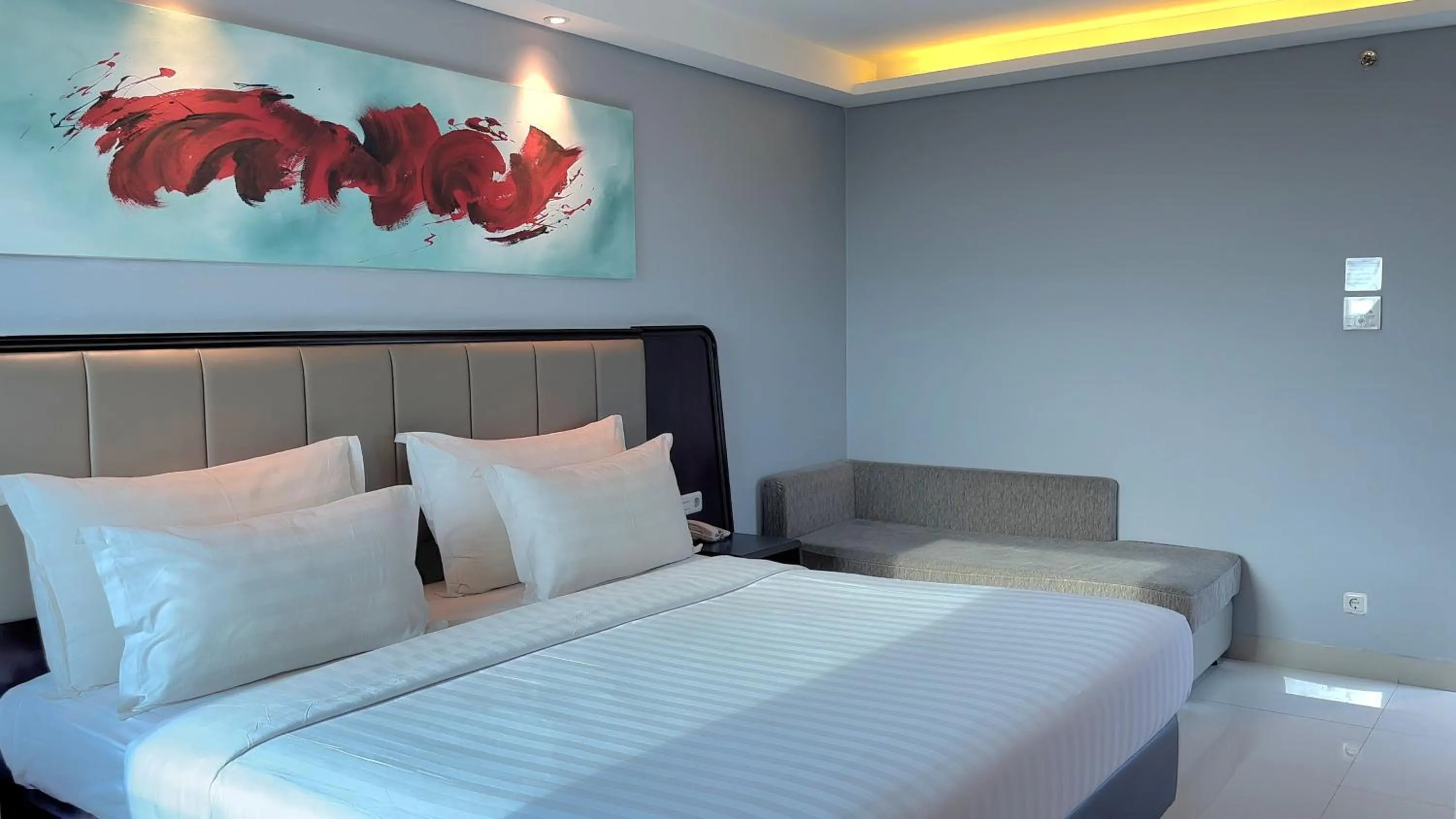 Bed in d'primahotel Kualanamu Airport Medan