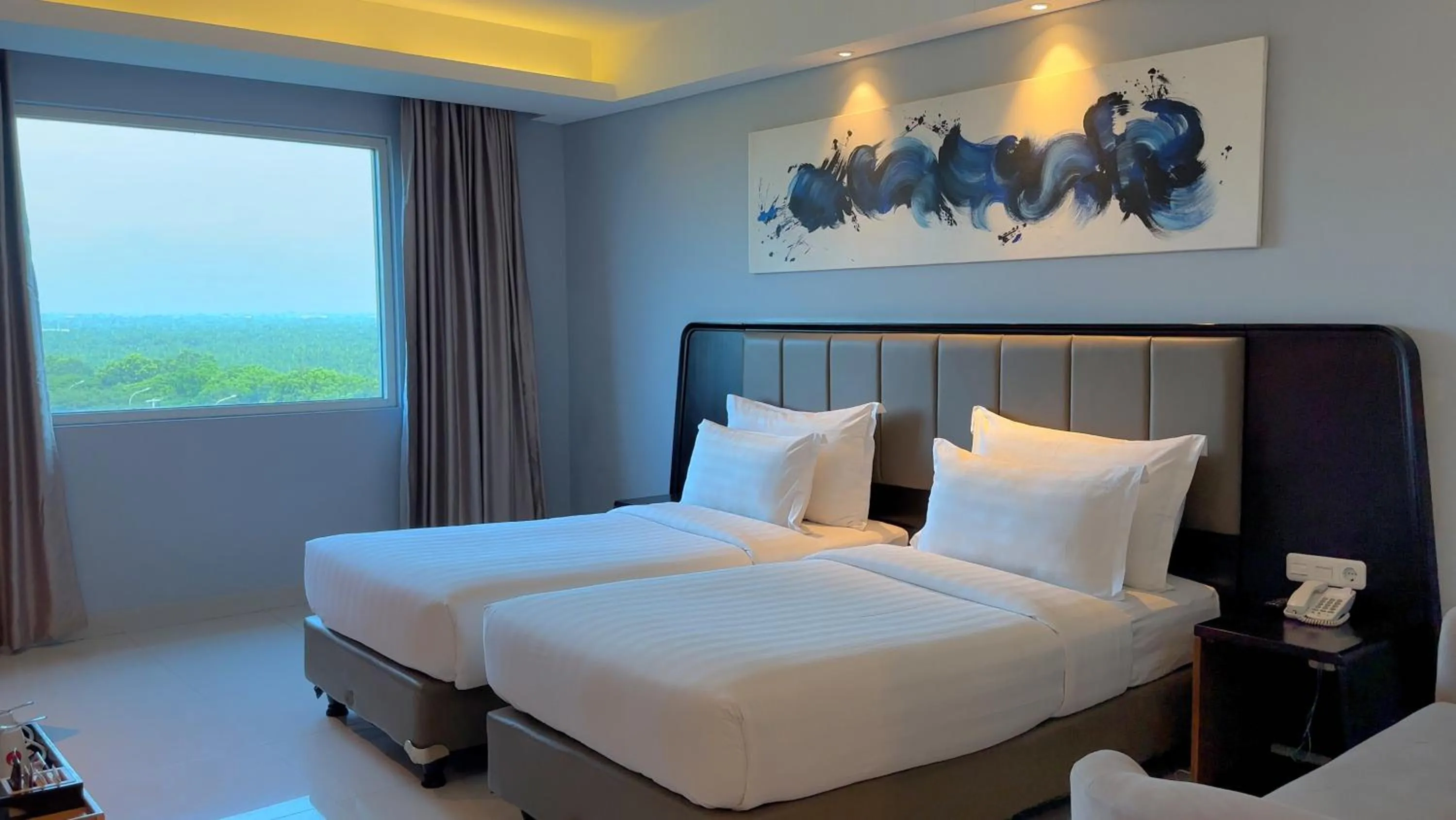Bed in d'primahotel Kualanamu Airport Medan