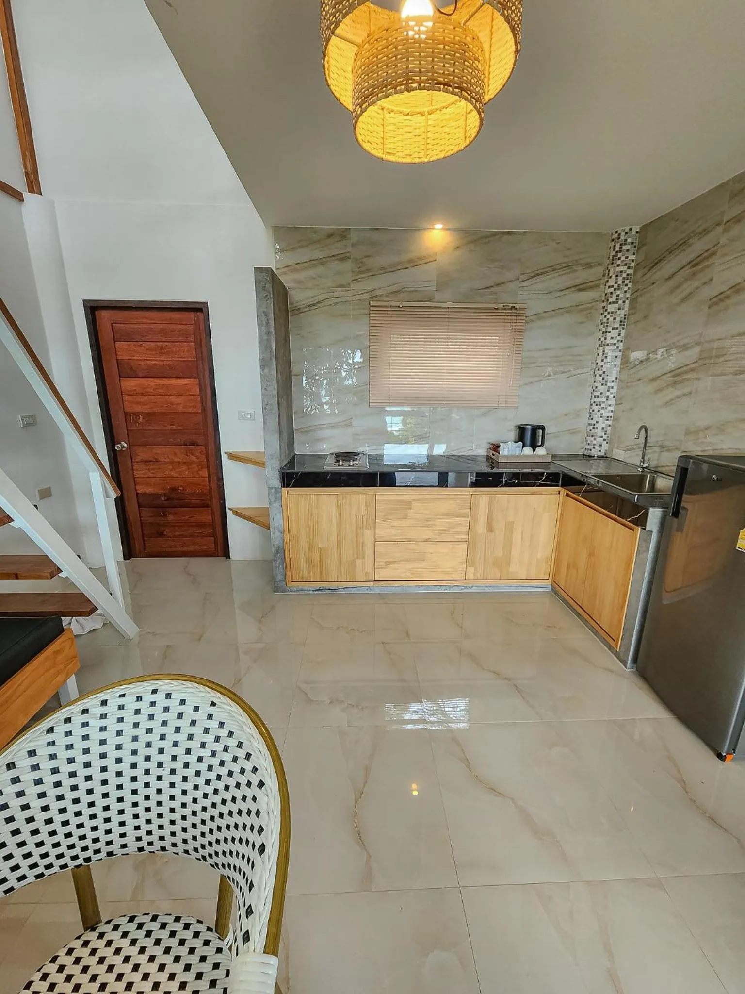 Kitchen or kitchenette in Haadson Resort & Koh Raham