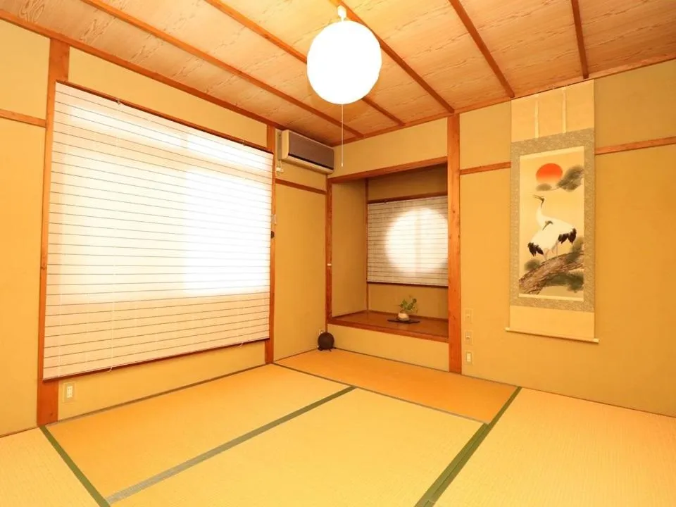 Bed in Guesthouse Kyoto-Yamashina