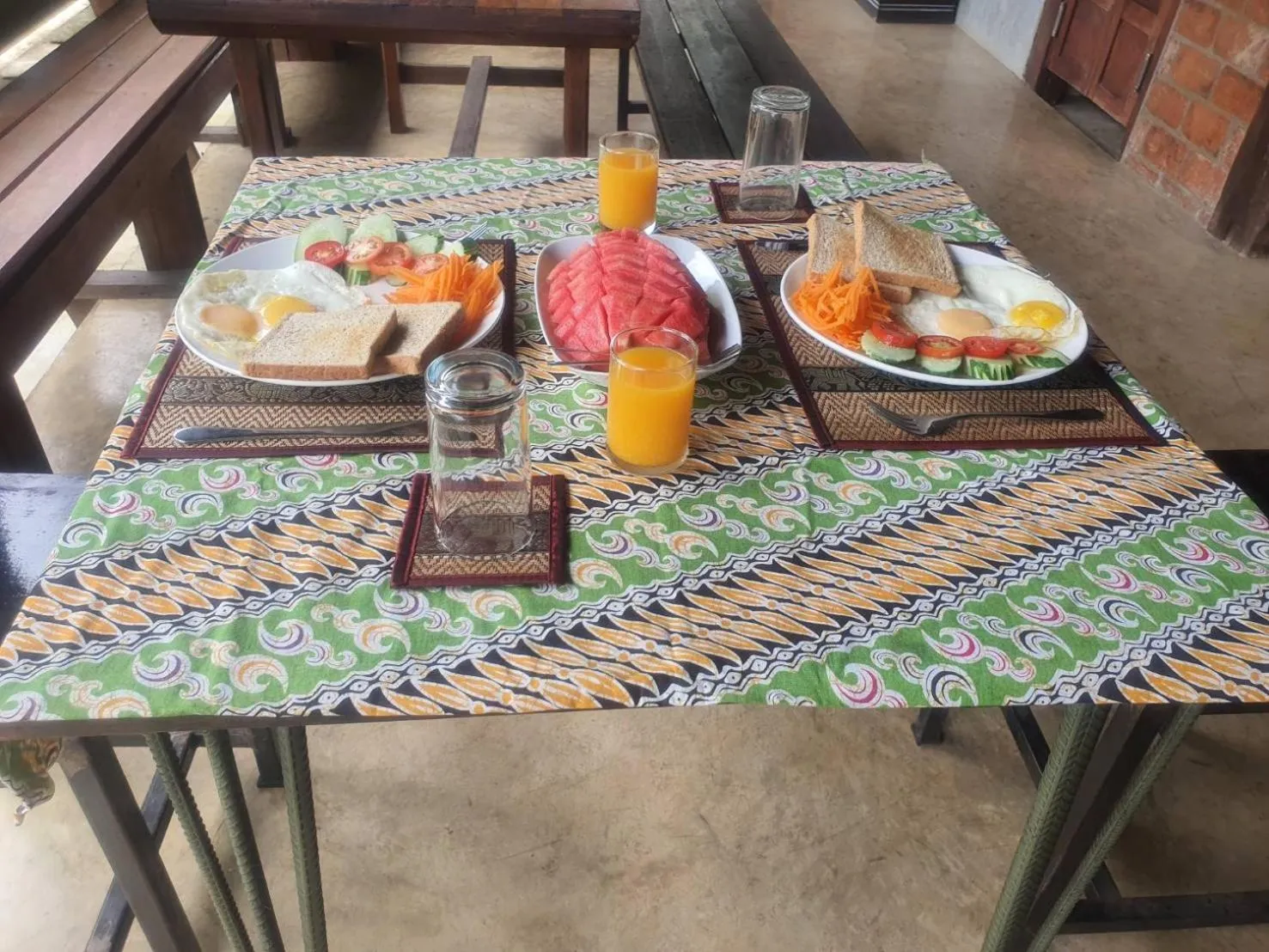 Food close-up in Le Cocotier