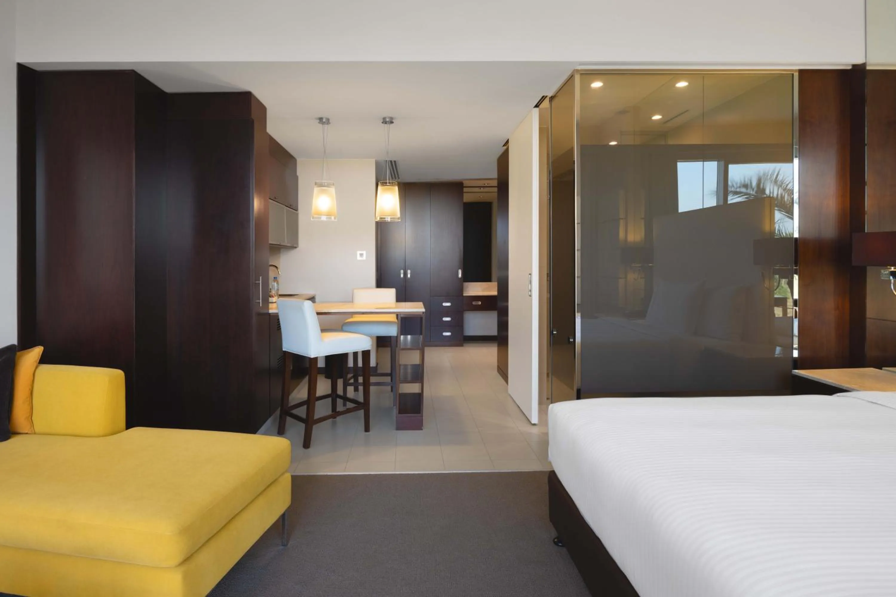 Living room, Bed in Centro Sharjah