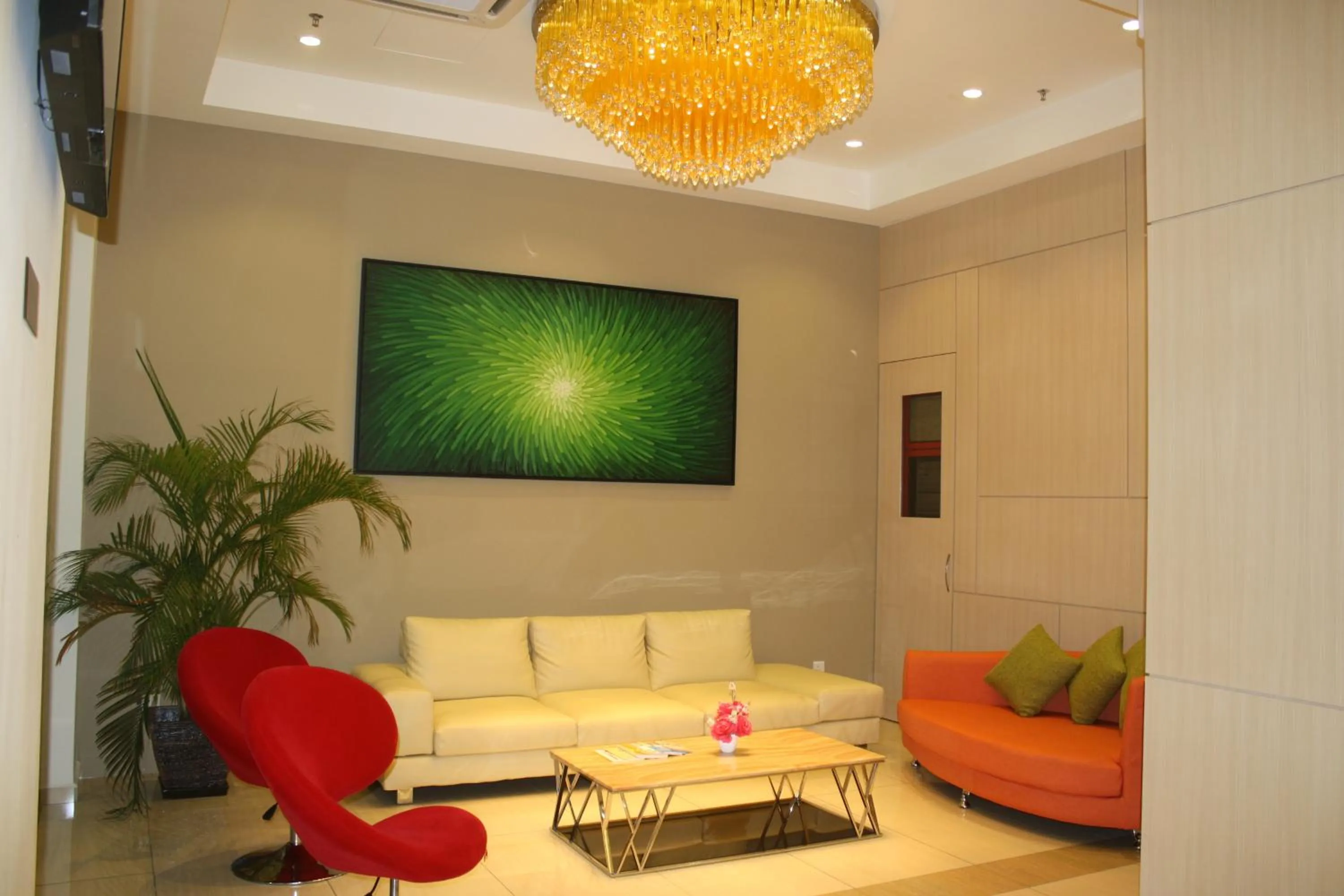 Lobby or reception in Aurora Hotel