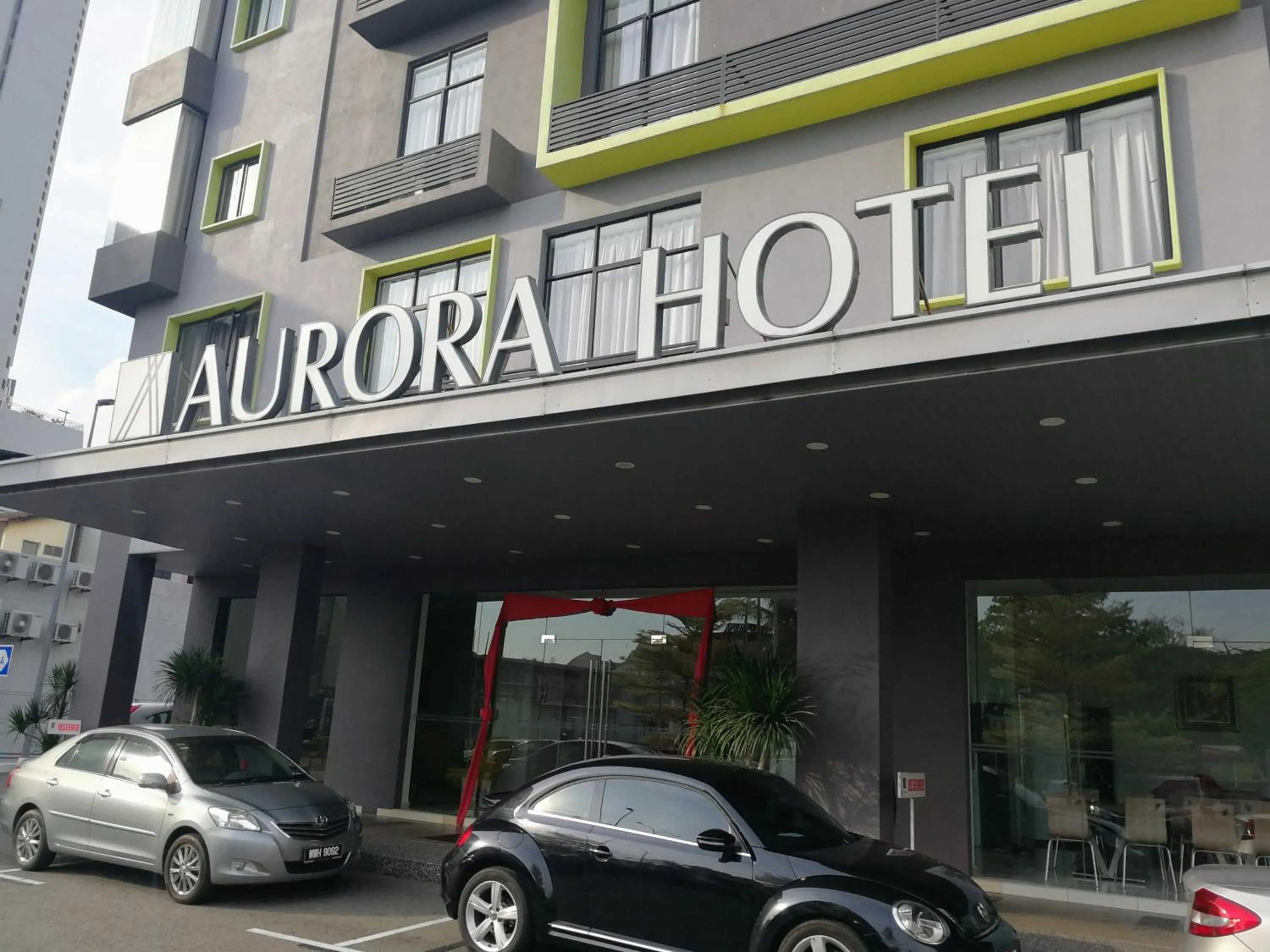Facade/entrance in Aurora Hotel
