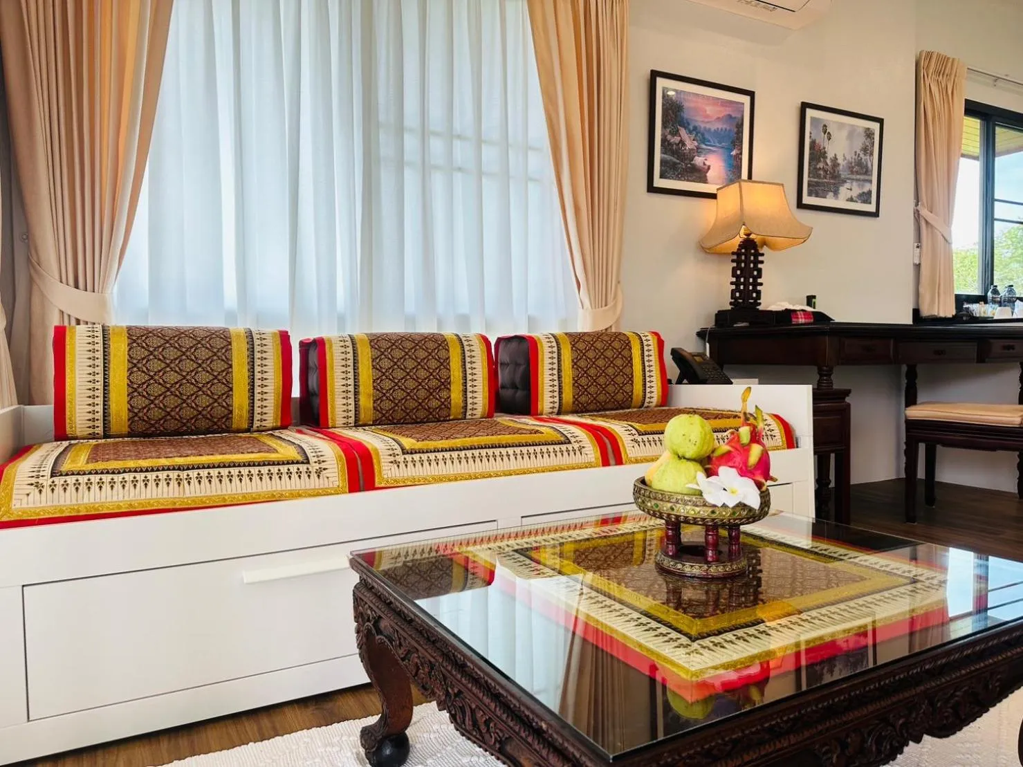 Seating area in ThaiLife Wellness & Meditation Resort- SHA Plus