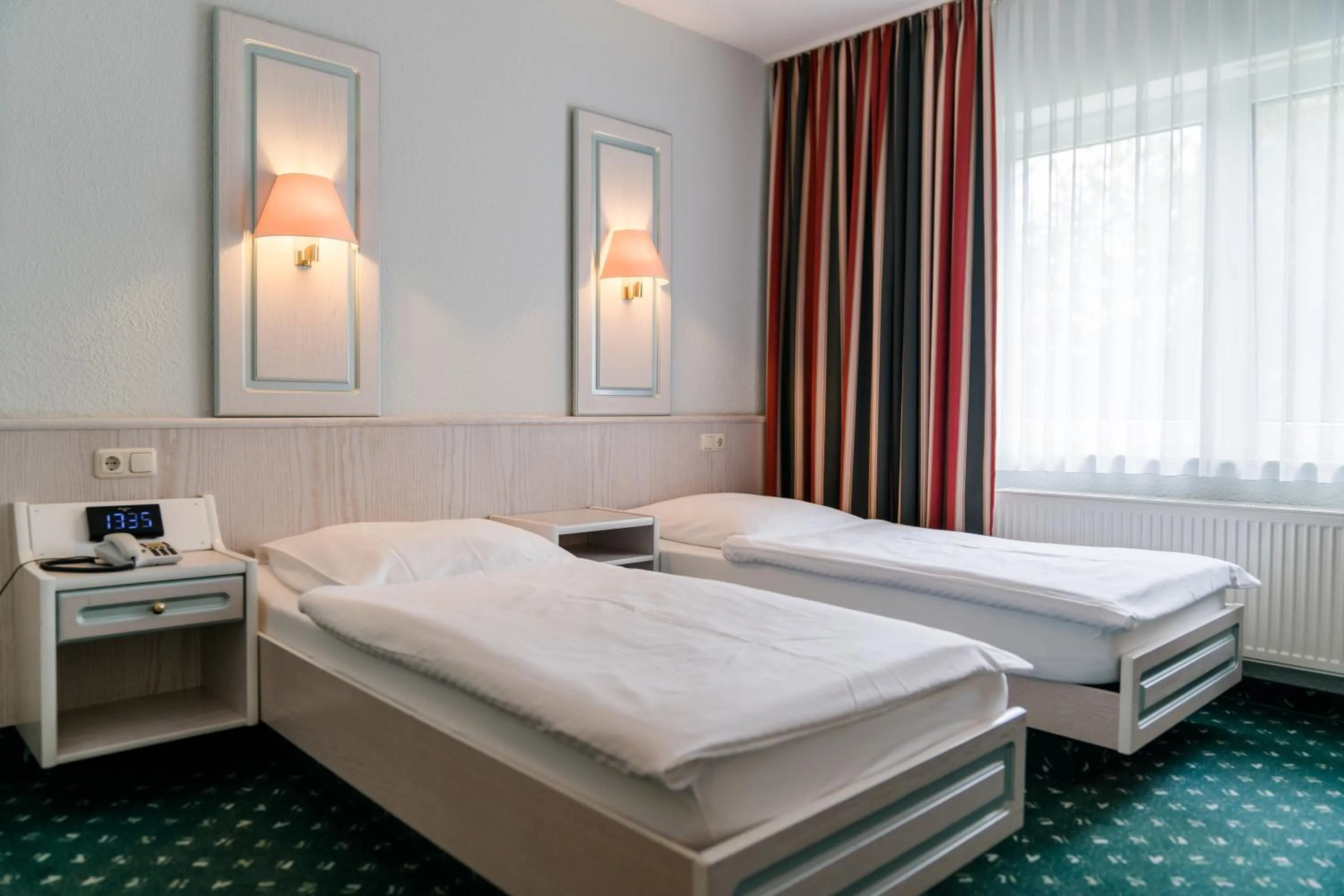 Bed in Hotel Falkenhagen