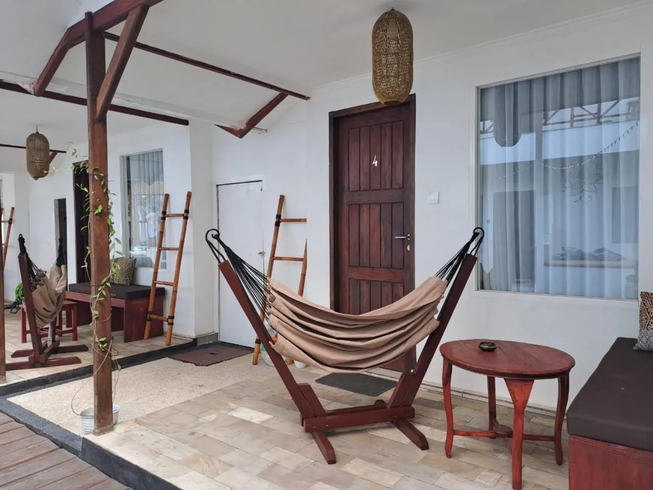 Balcony/Terrace in Katara Gili, Boutique Rooms and Bungalows