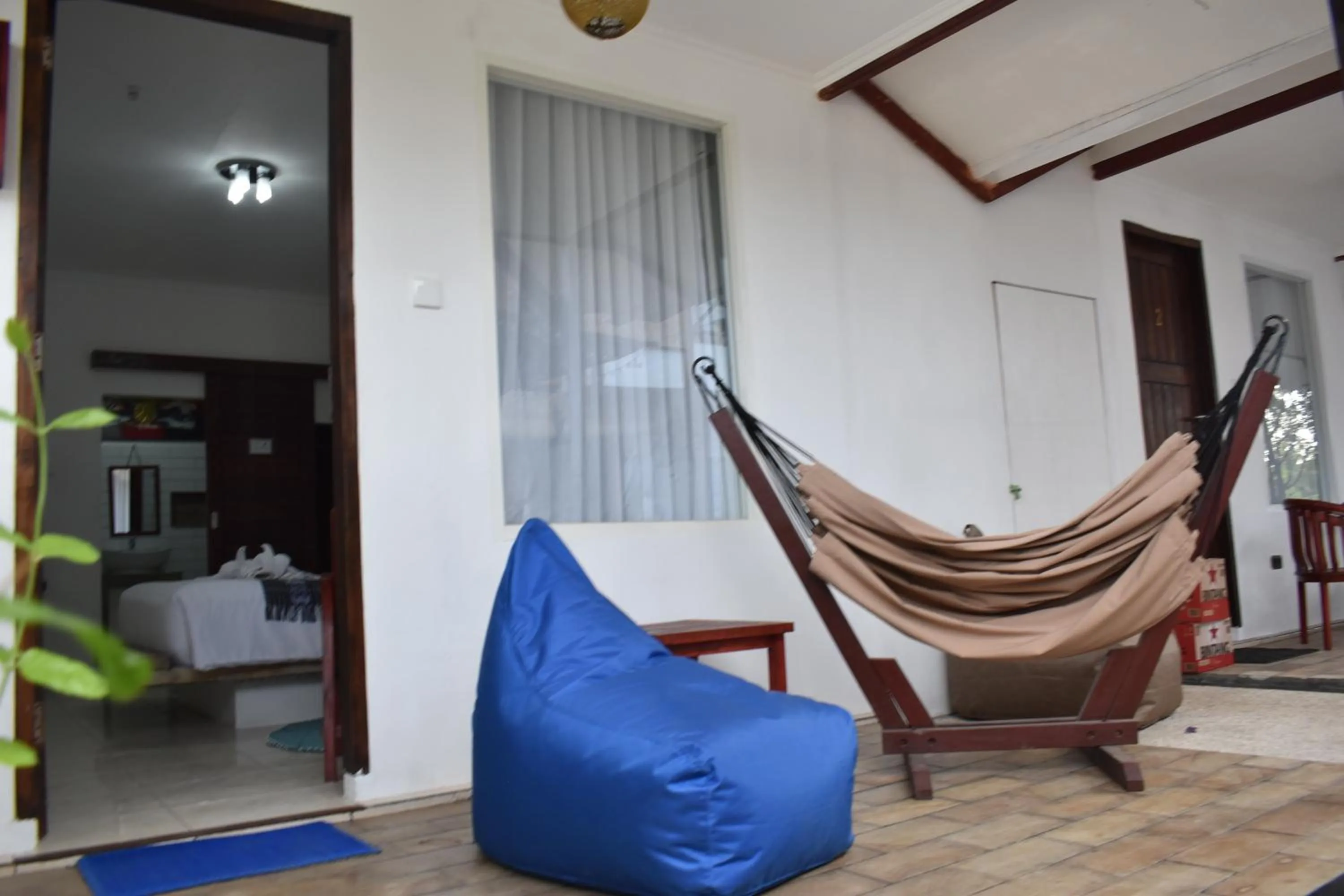 Seating area, Bed in Katara Gili, Boutique Rooms and Bungalows