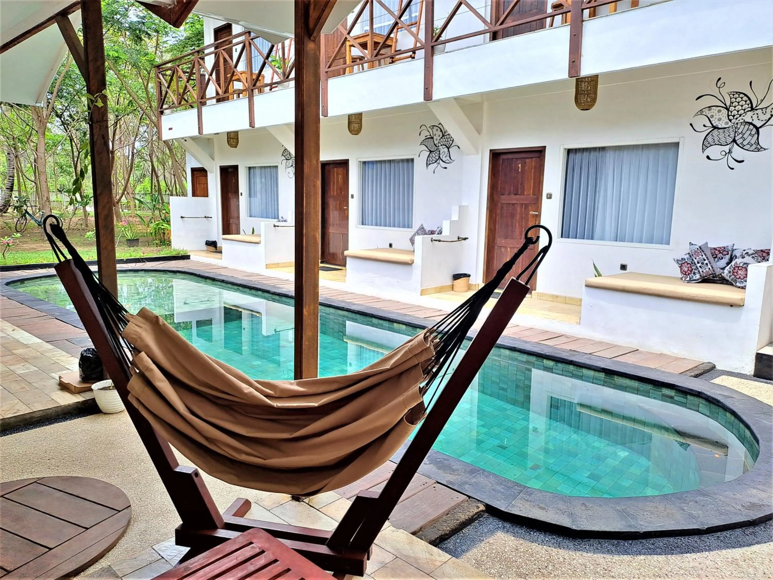 Balcony/Terrace in Katara Gili, Boutique Rooms and Bungalows