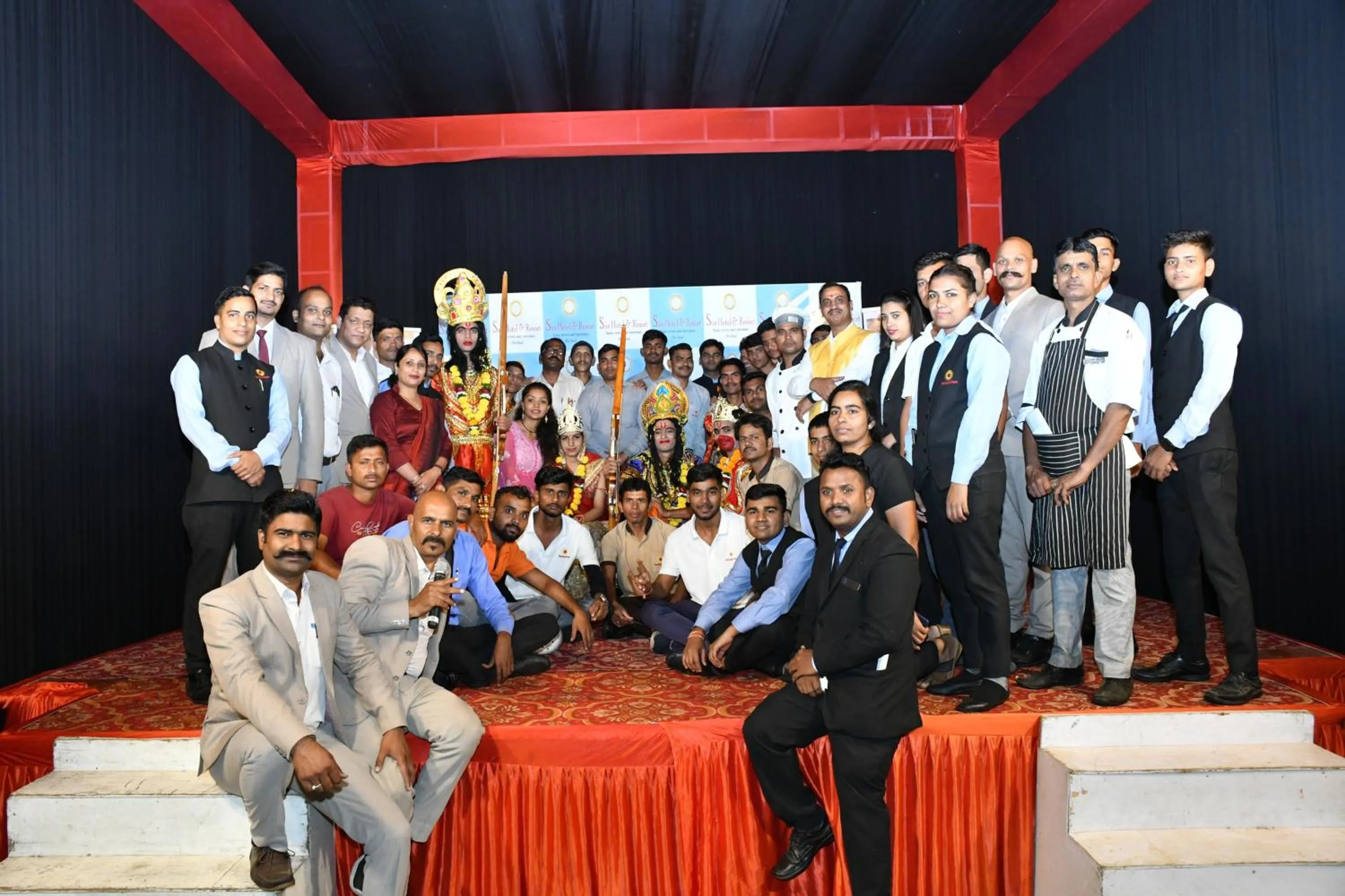 Staff in Sun Hotel and Resort, Mount Abu