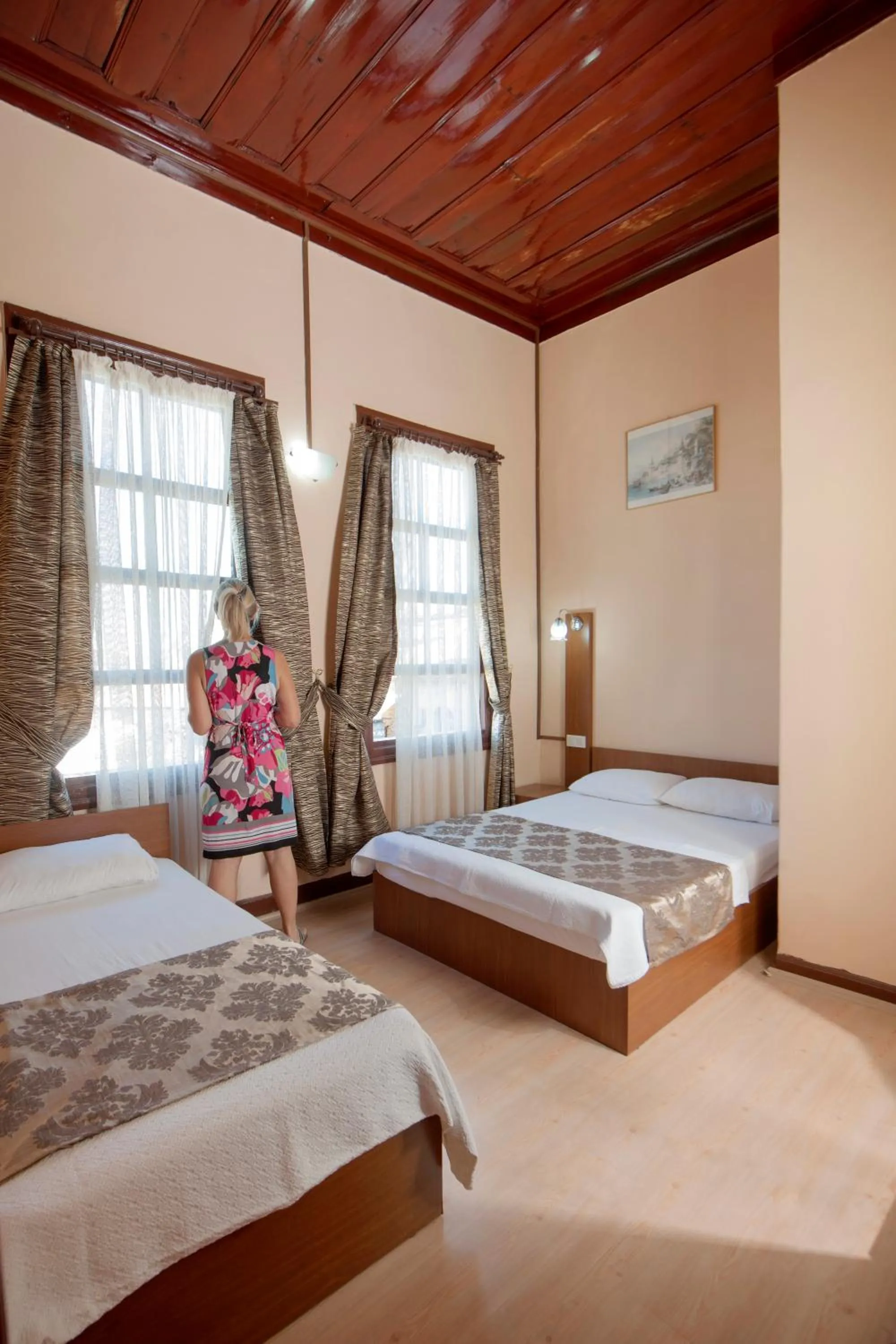 Decorative detail, Bed in Konak Hotel Kaleiçi