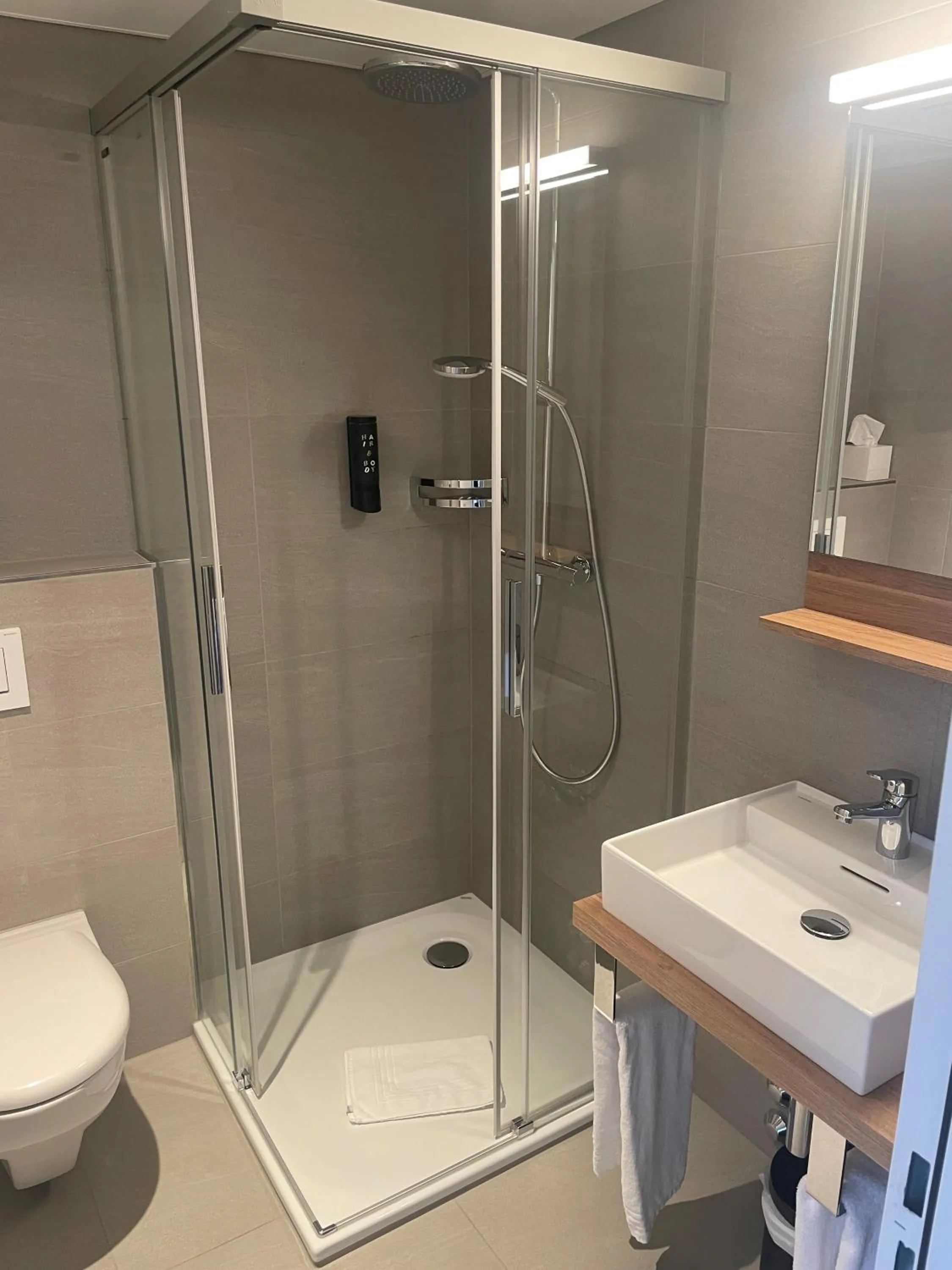 Shower in Hotel Loge
