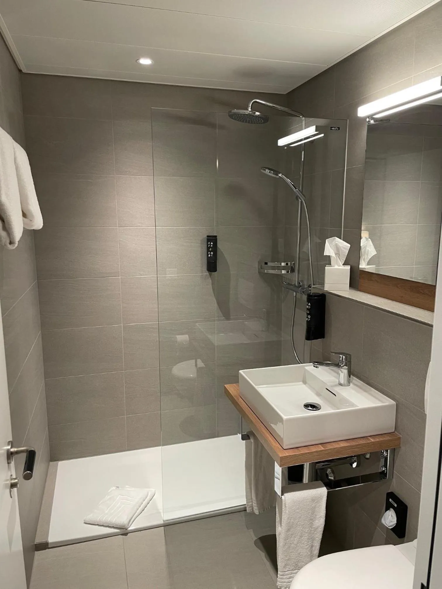 Shower in Hotel Loge