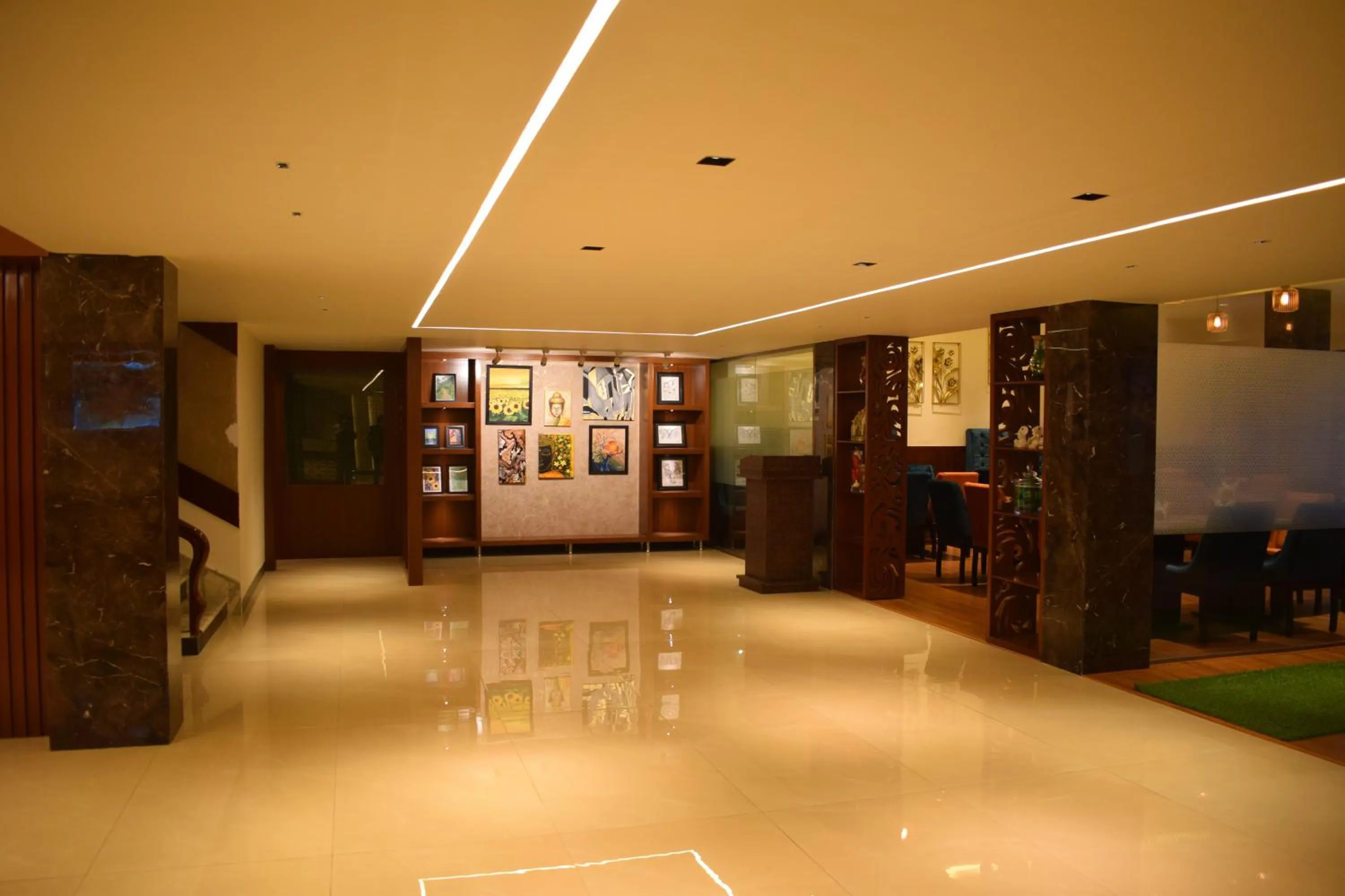 Lobby or reception in Cardinal Ambica