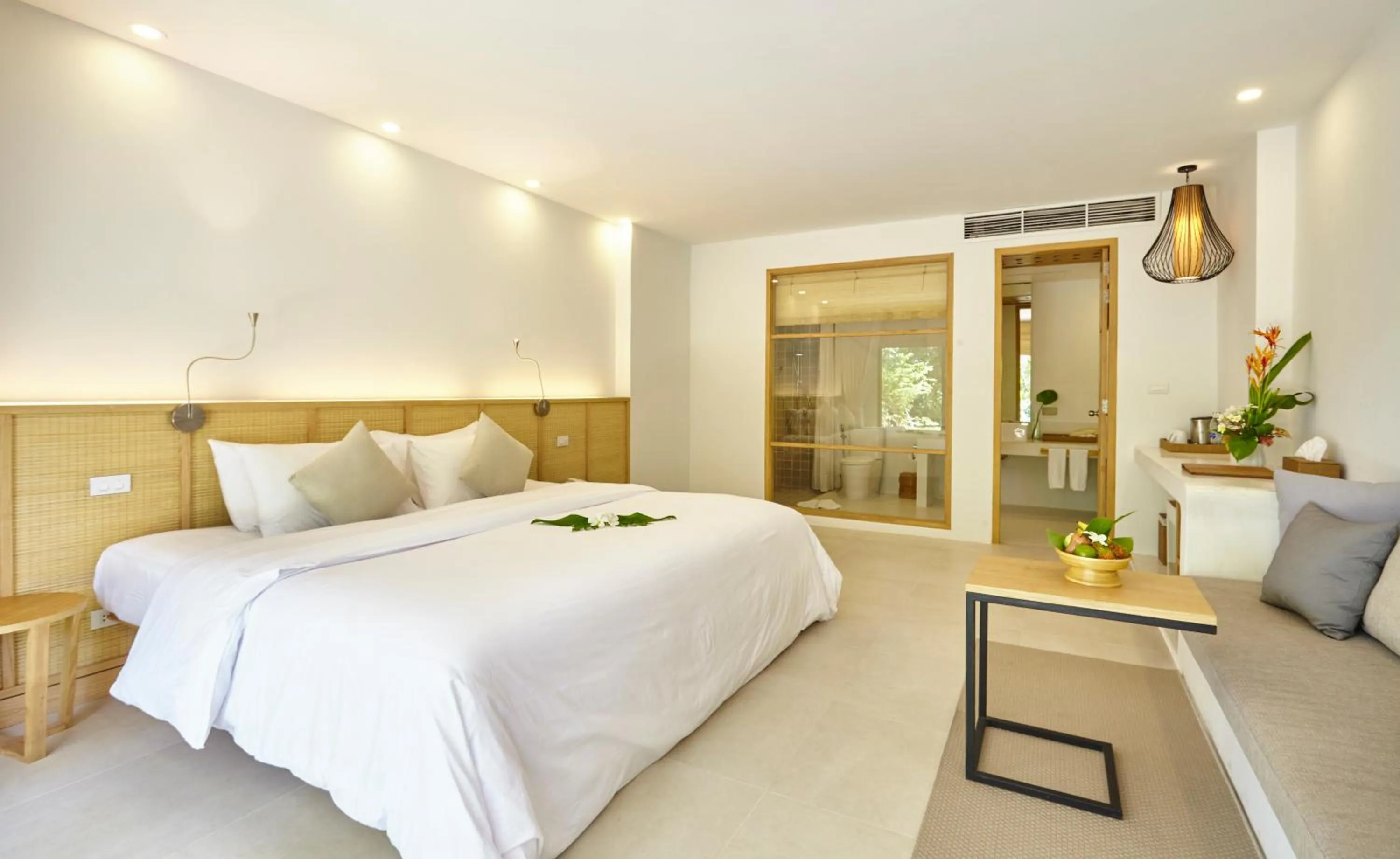 Bed in Paradise Beach Resort, Koh Samui - SHA Extra Plus