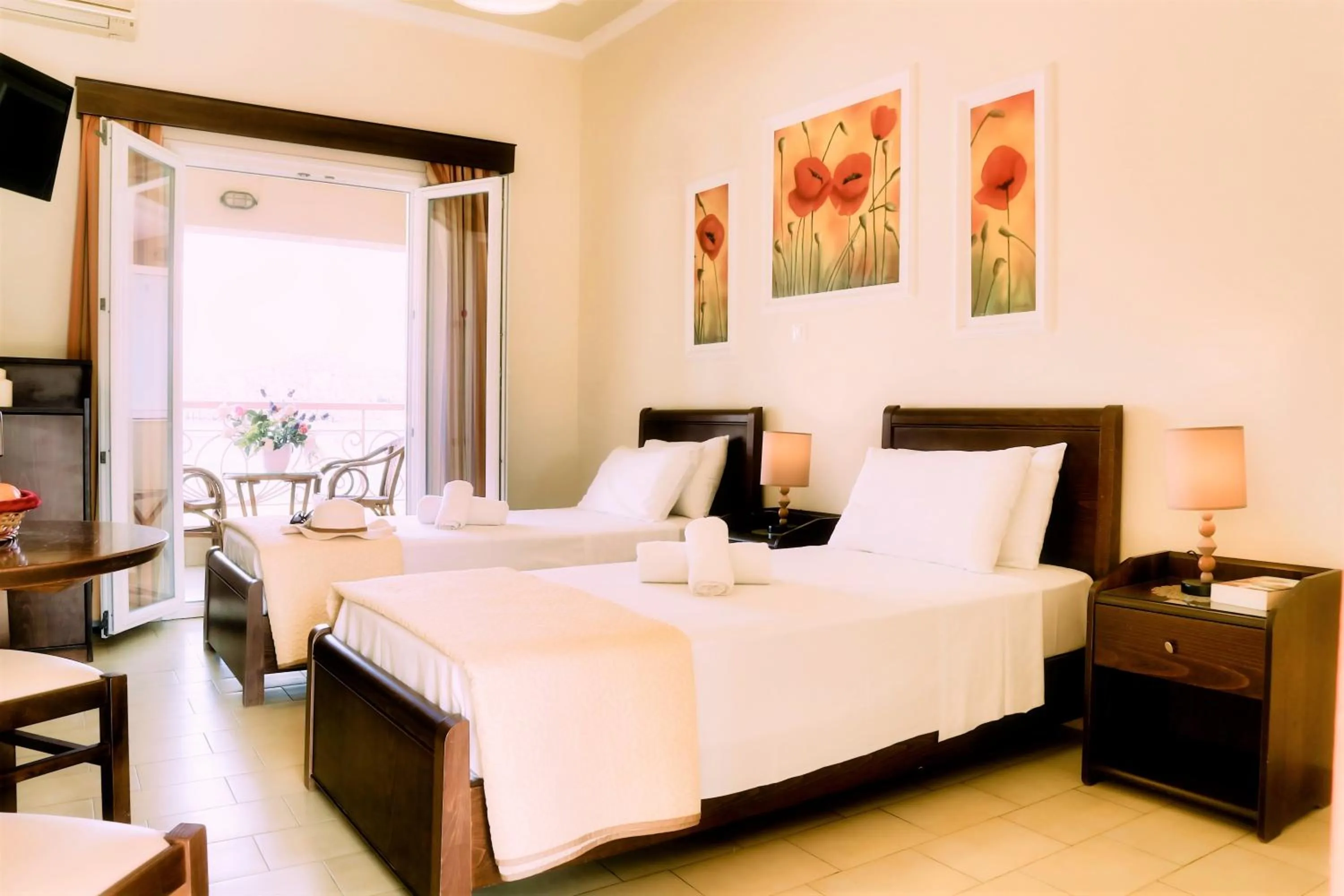 Bed in Molfetta Beach Hotel