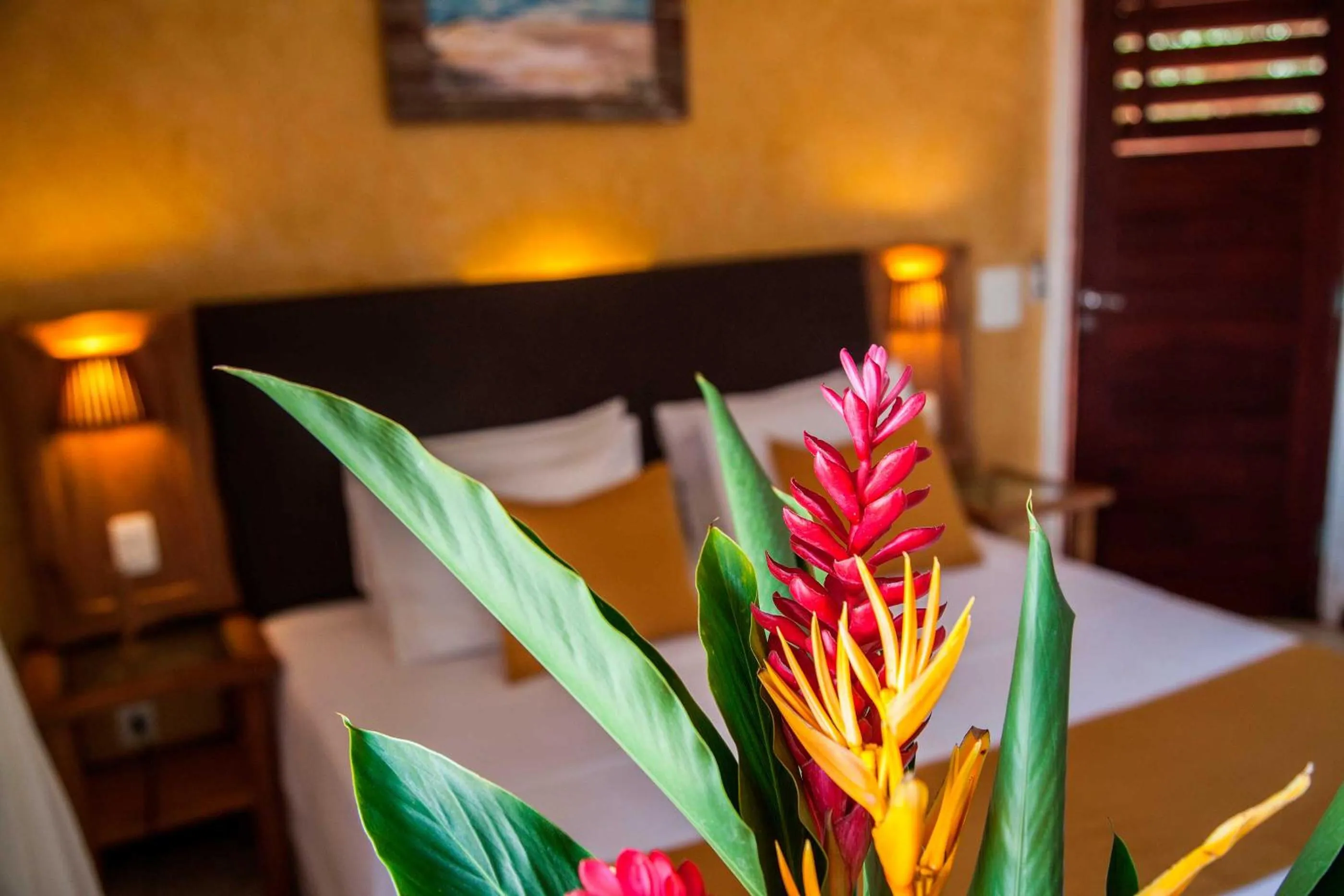 Bed in Duro Beach Hotel