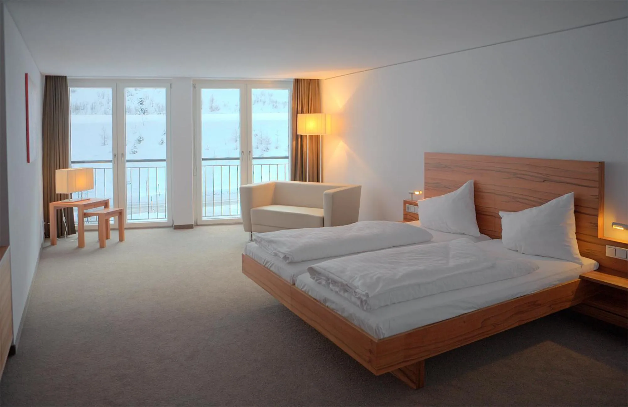 Bed in Pepis Skihotel