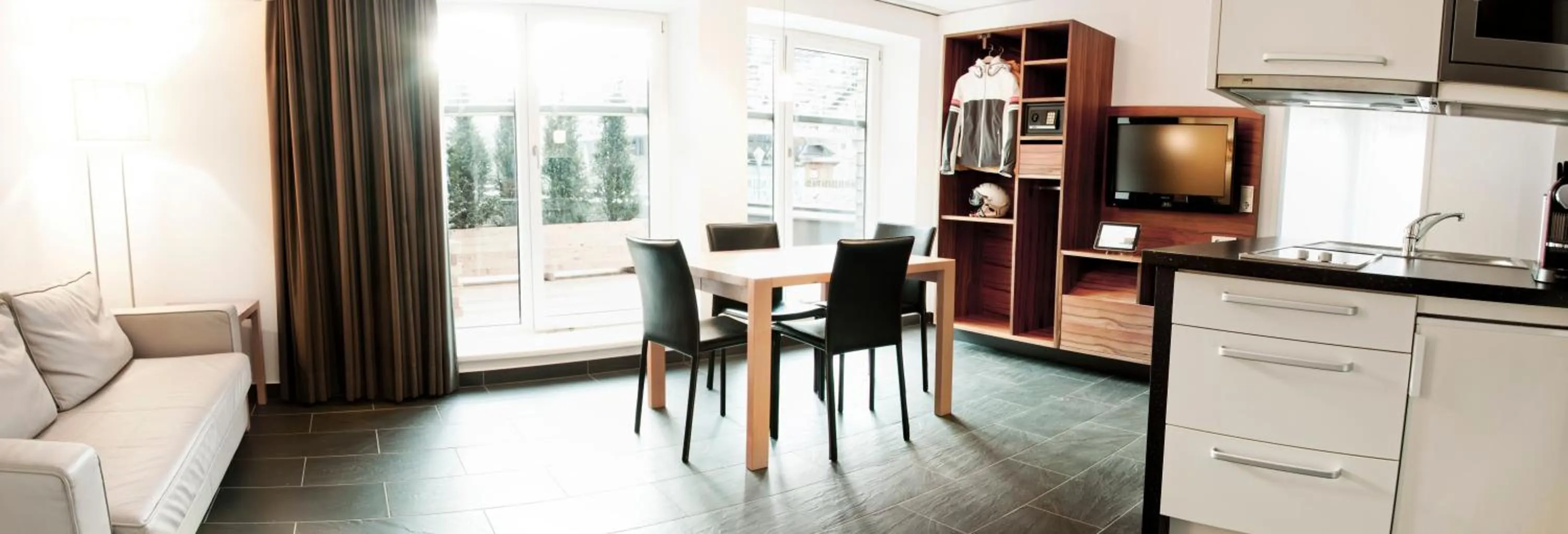 Kitchen or kitchenette in Pepis Skihotel