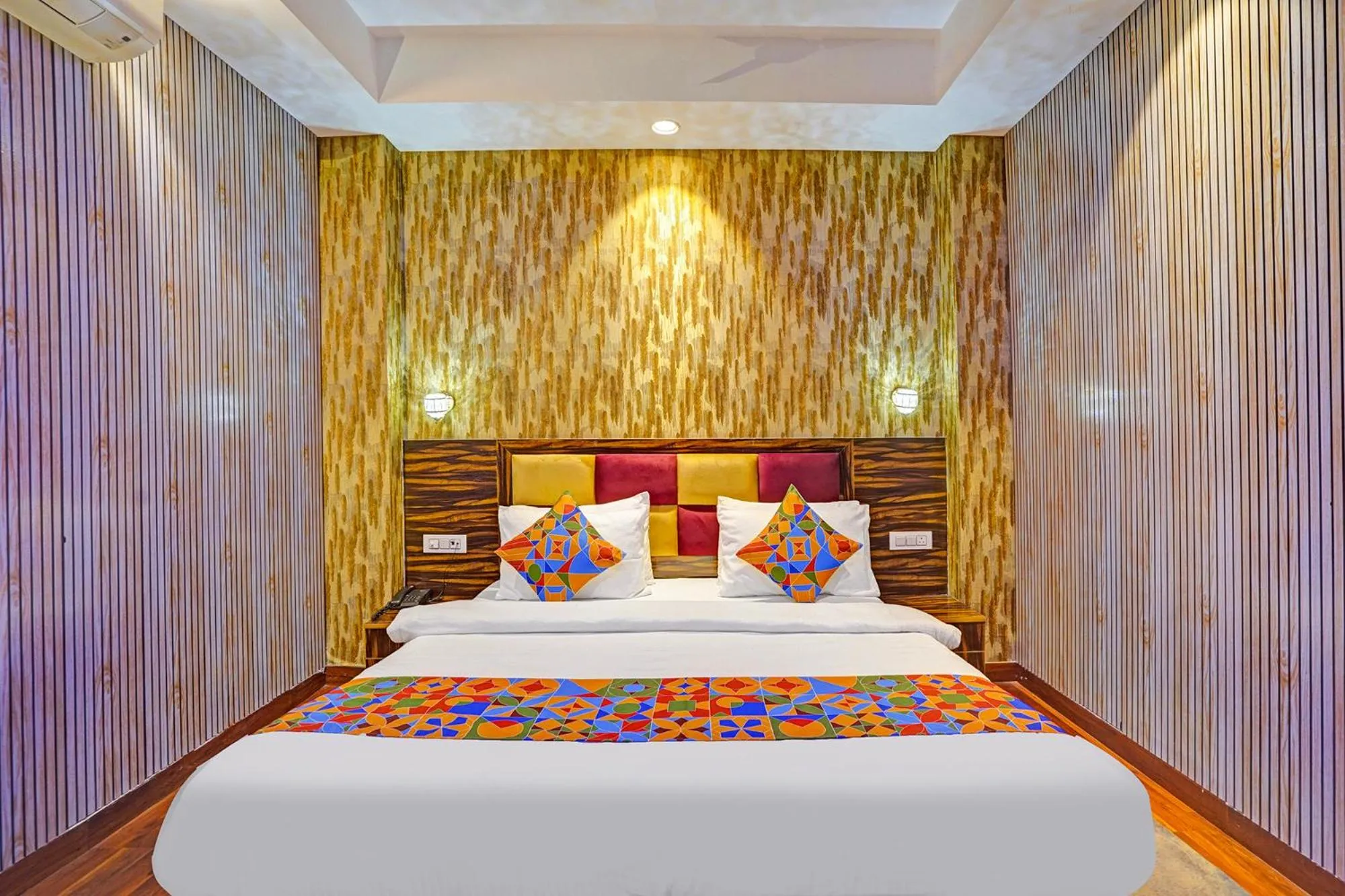 Bed in FabHotel Galaxy - Nr Patel Nagar Metro