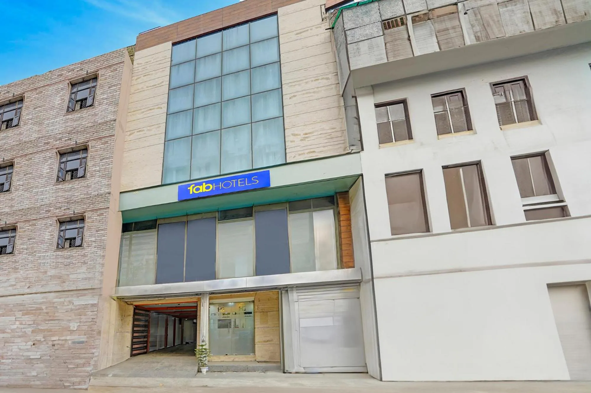 Property building in FabHotel Galaxy - Nr Patel Nagar Metro