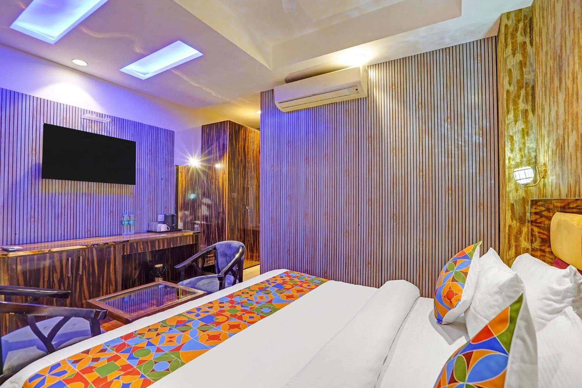 Bed in FabHotel Galaxy - Nr Patel Nagar Metro