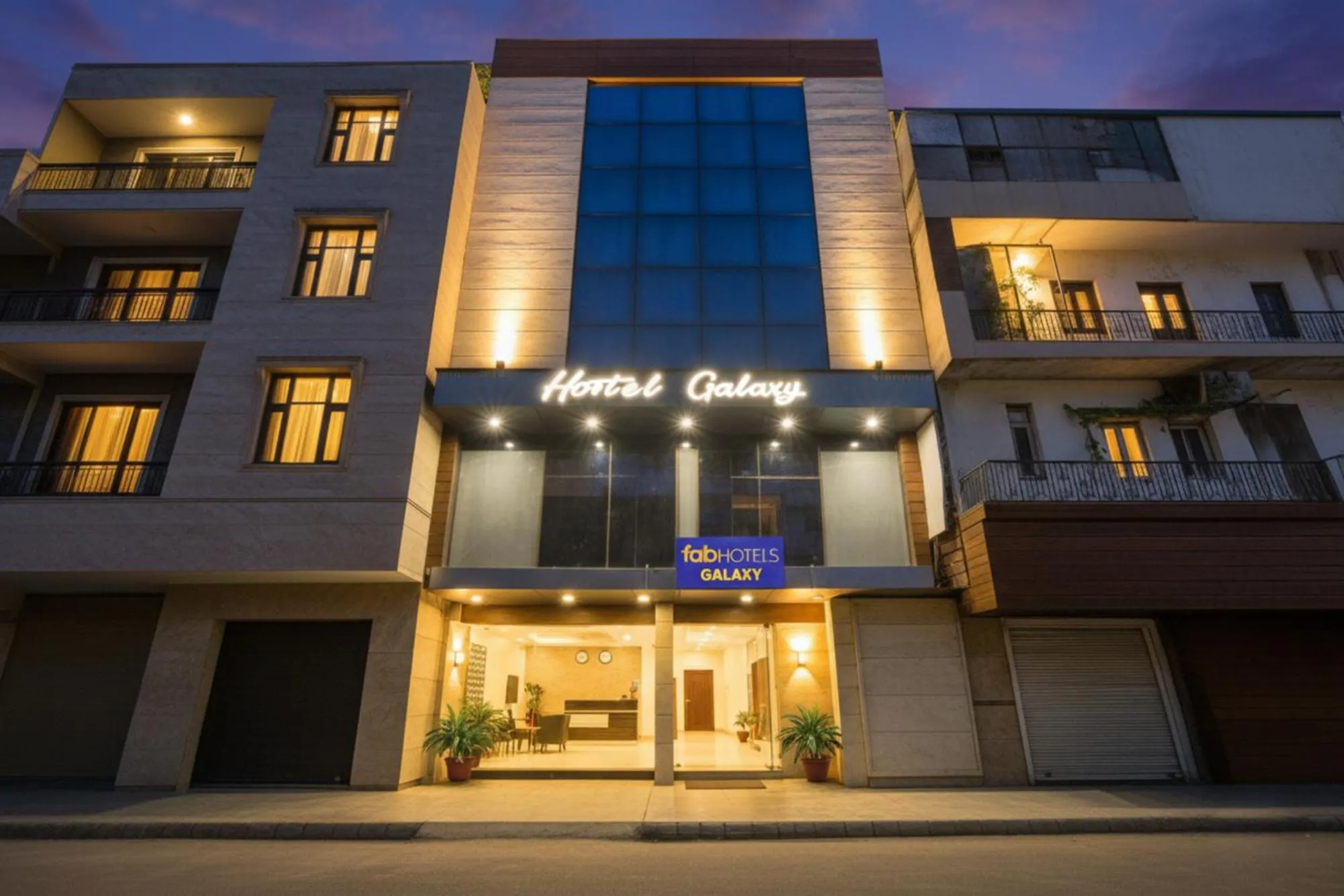 Property building in FabHotel Galaxy - Nr Patel Nagar Metro