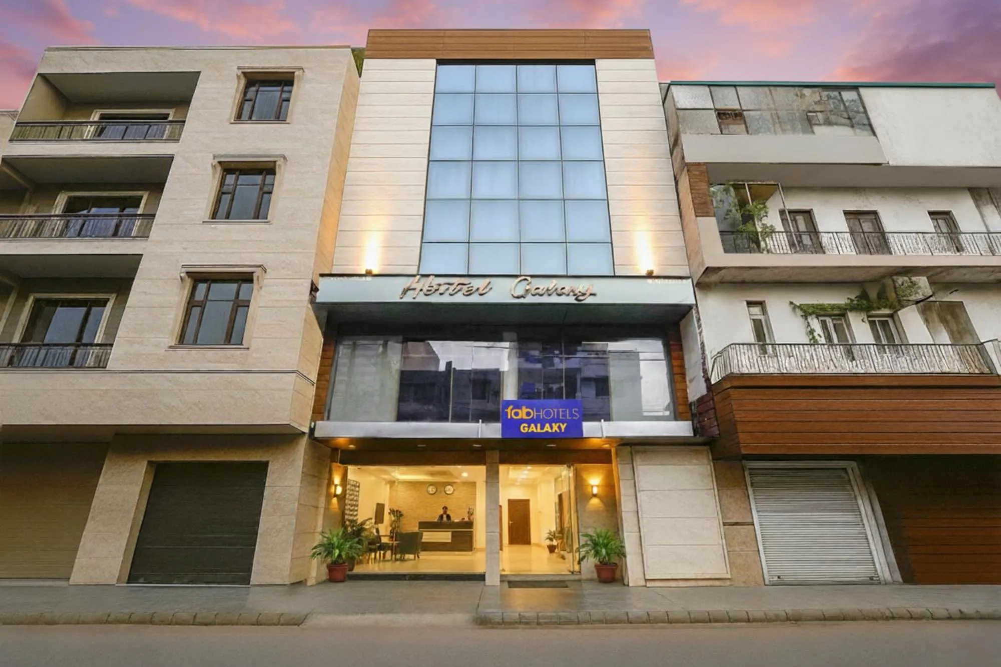 Property building in FabHotel Galaxy - Nr Patel Nagar Metro