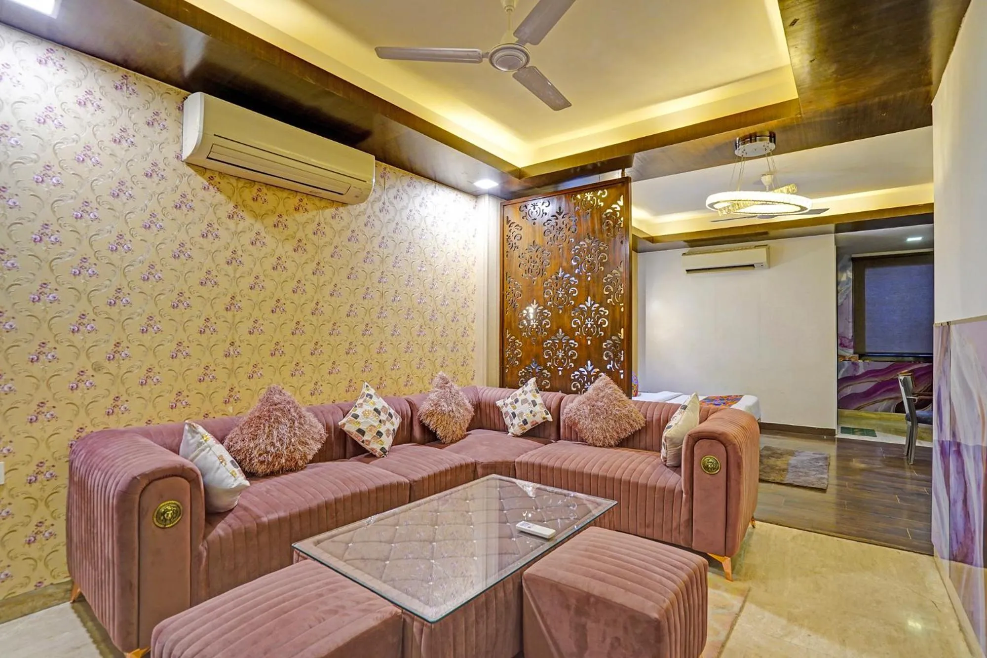 Bedroom in FabHotel Galaxy - Nr Patel Nagar Metro