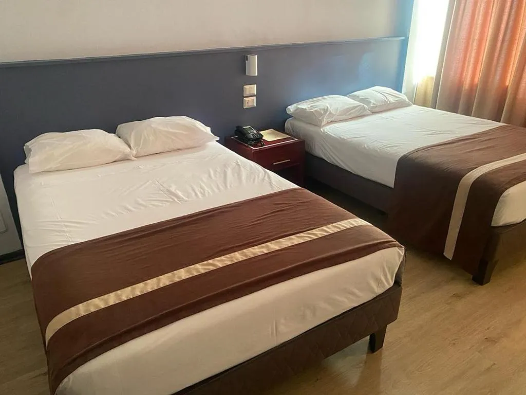 Bed in Hotel El Araucano