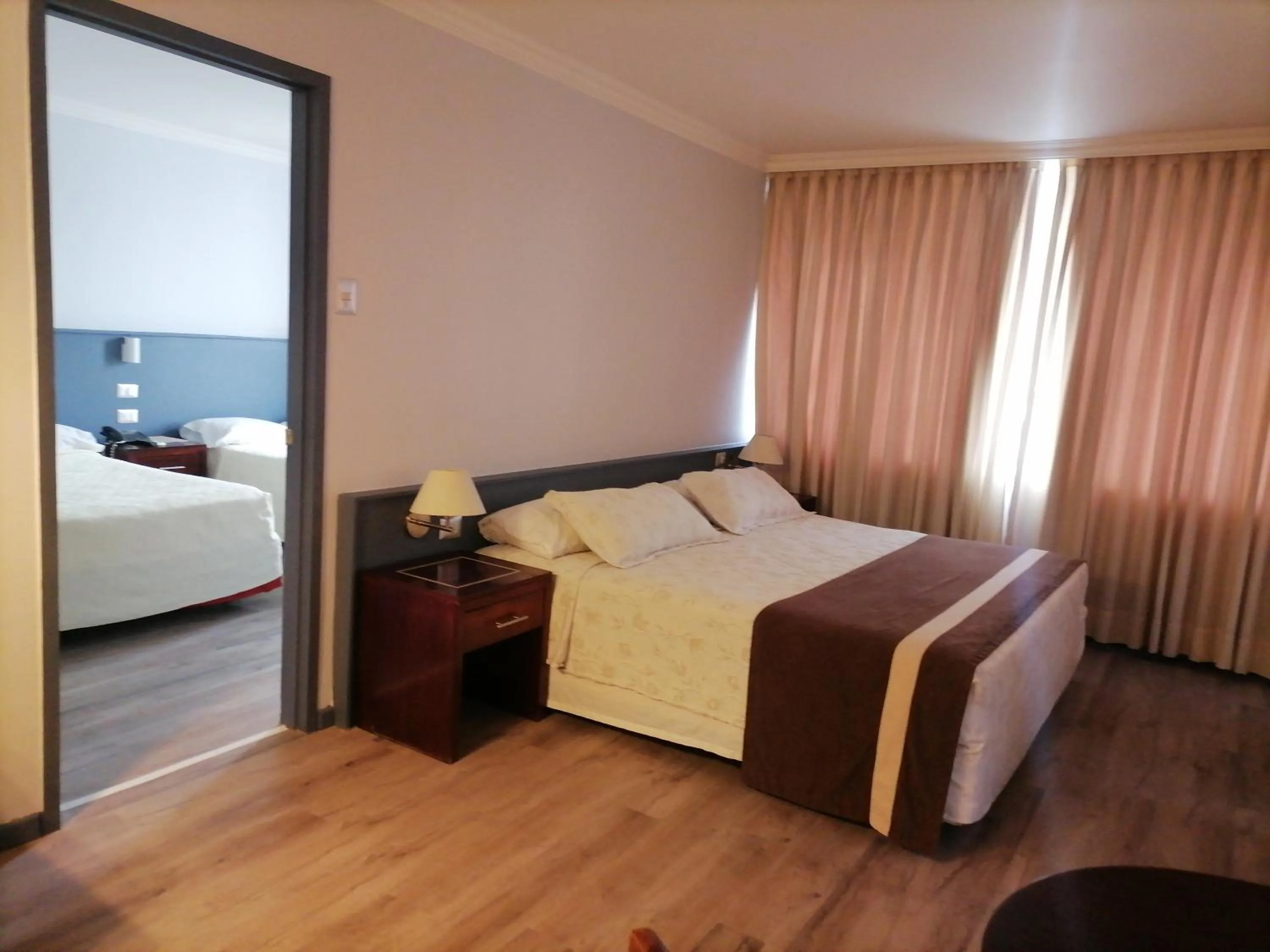 Bed in Hotel El Araucano