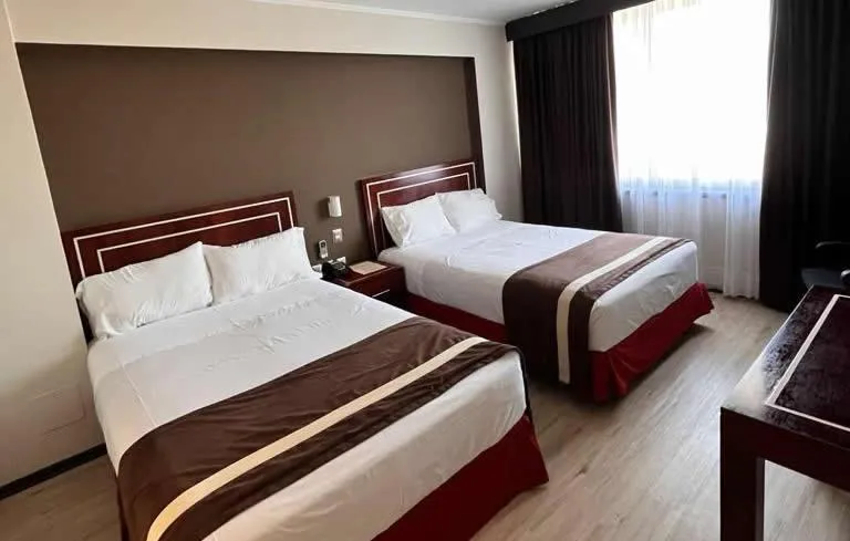 Bed in Hotel El Araucano