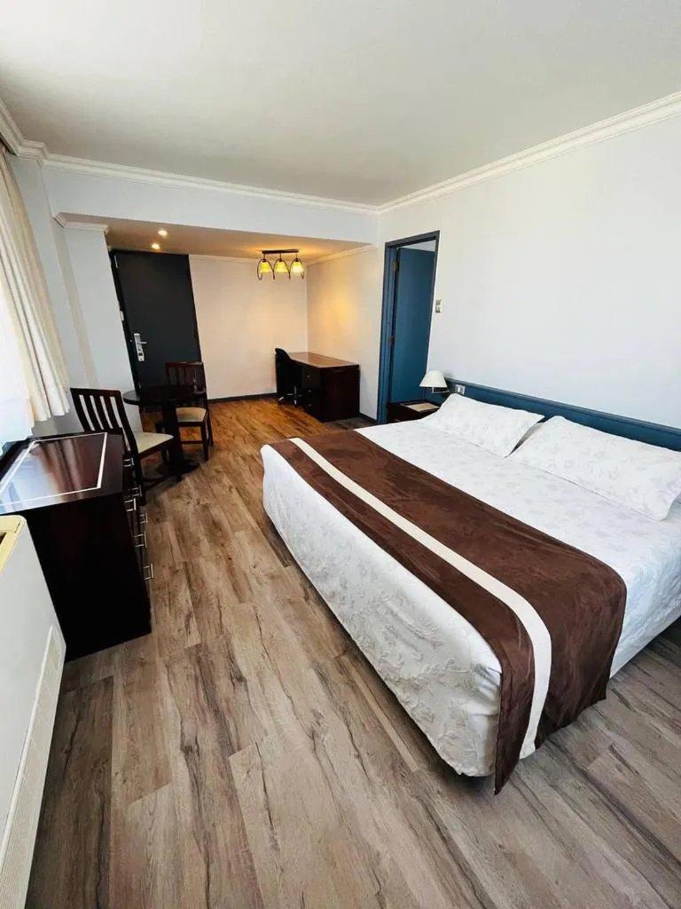 Bed in Hotel El Araucano