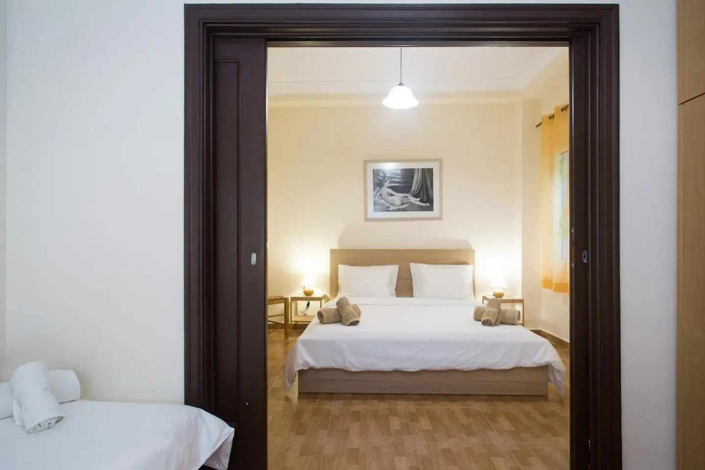 Bed in Acropolis Heart