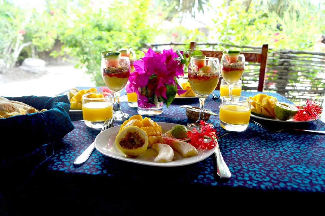 Breakfast in Laguna Palace Zanzibar