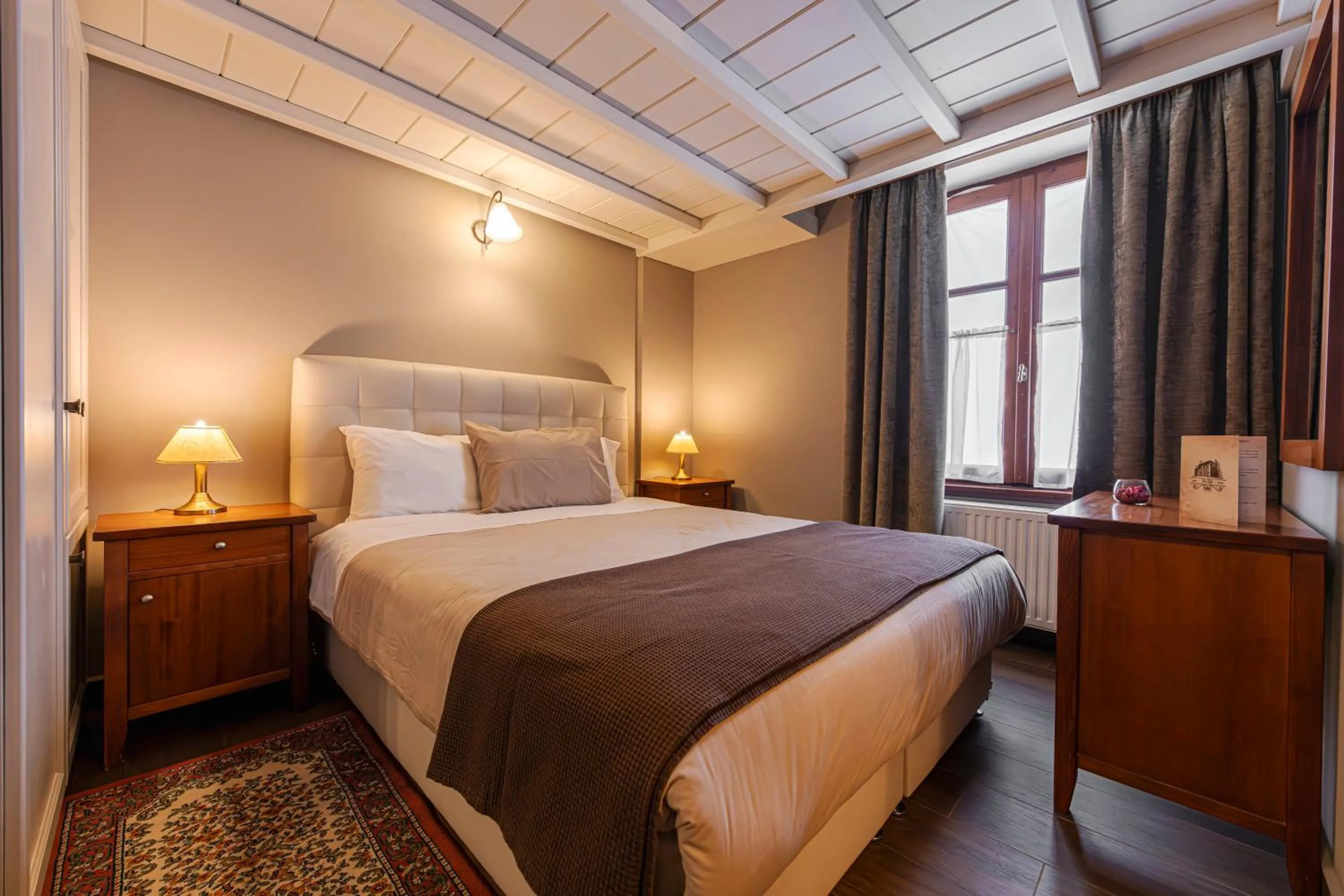 Bed in Ef Zin Hotel Arachova