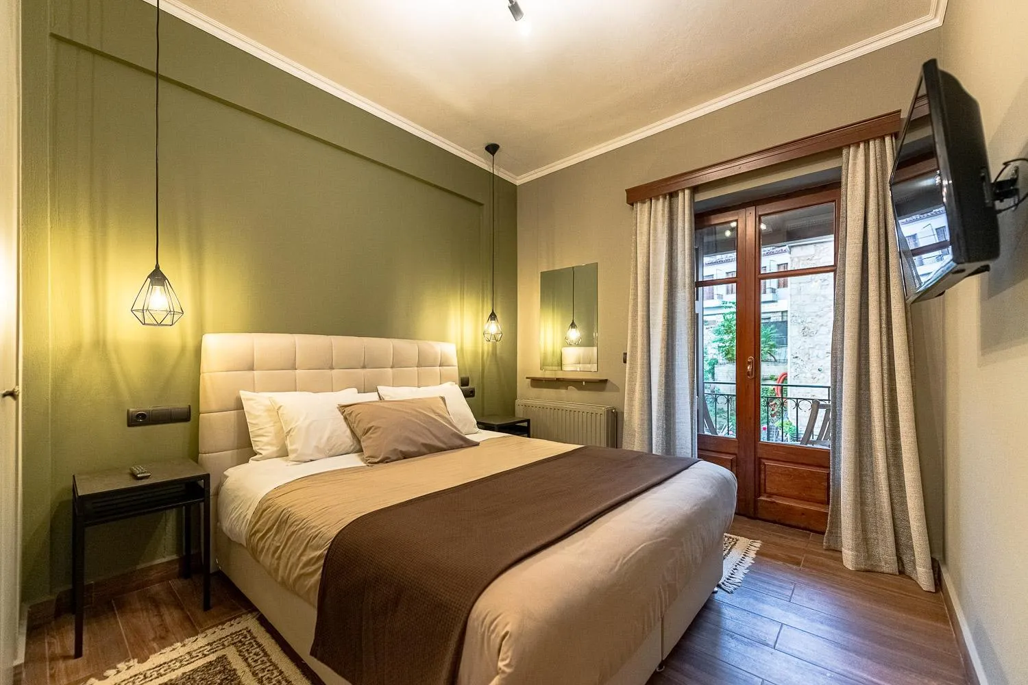 Bed in Ef Zin Hotel Arachova