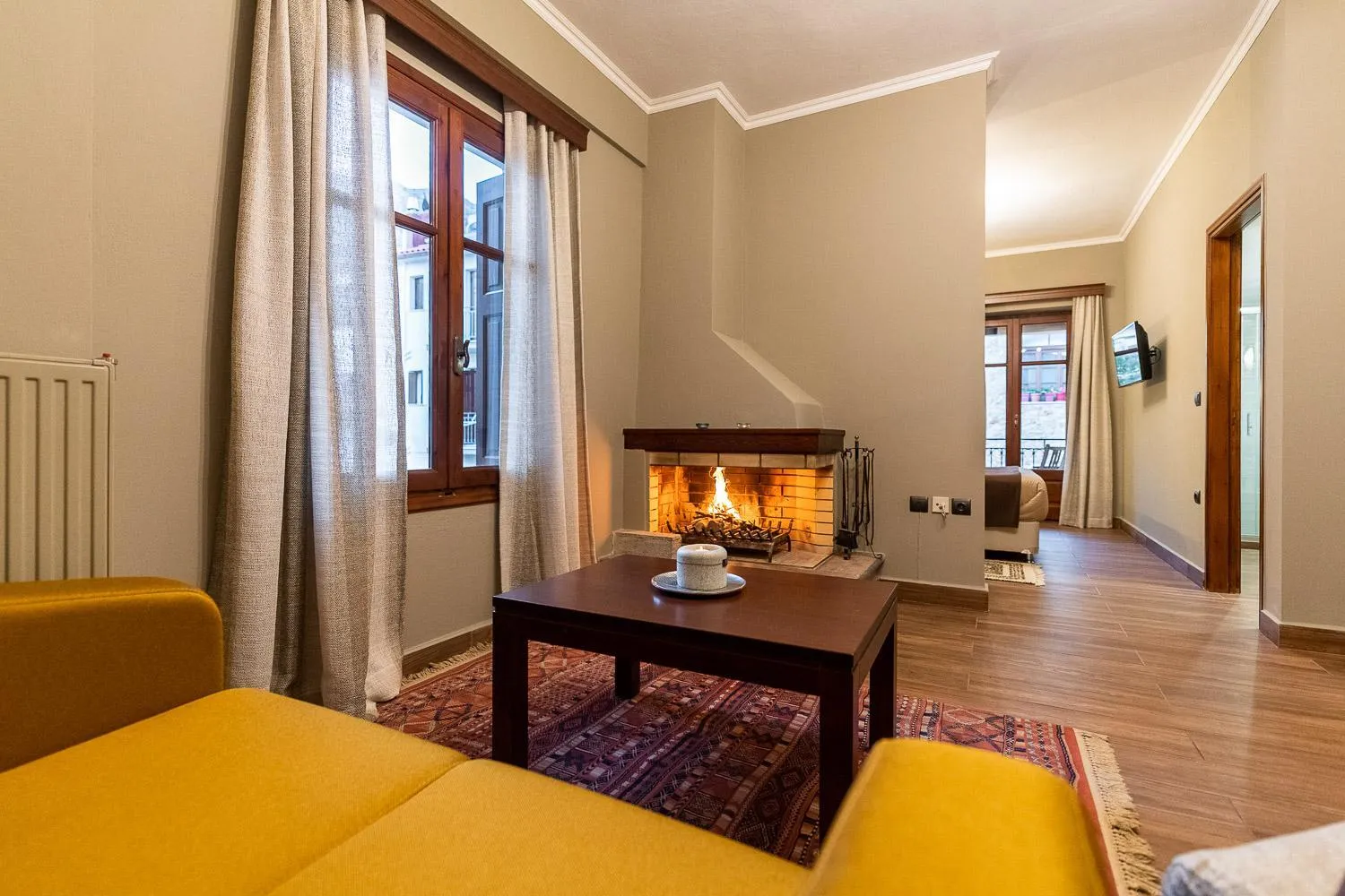 Living room in Ef Zin Hotel Arachova