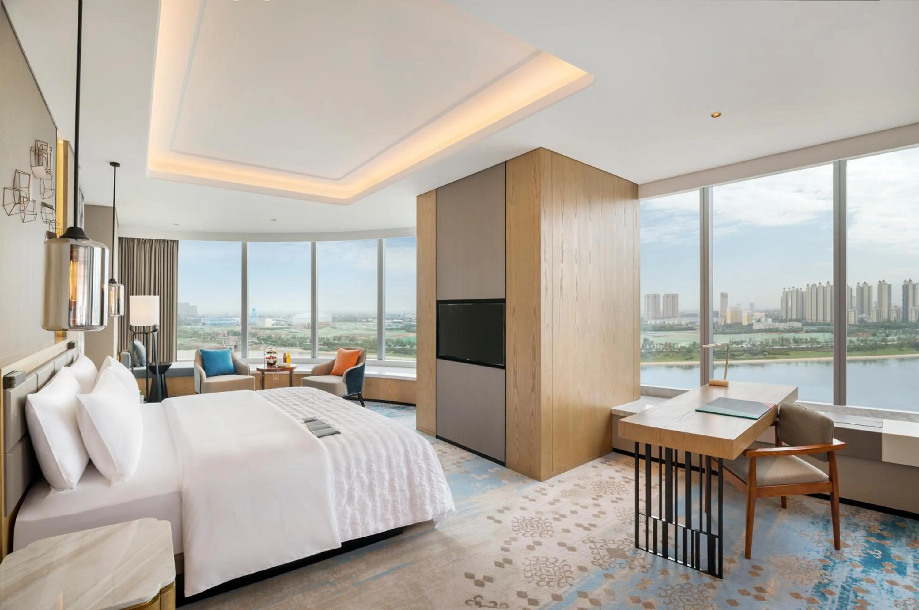 Bedroom, Bed in Le Meridien Xi'an Chanba