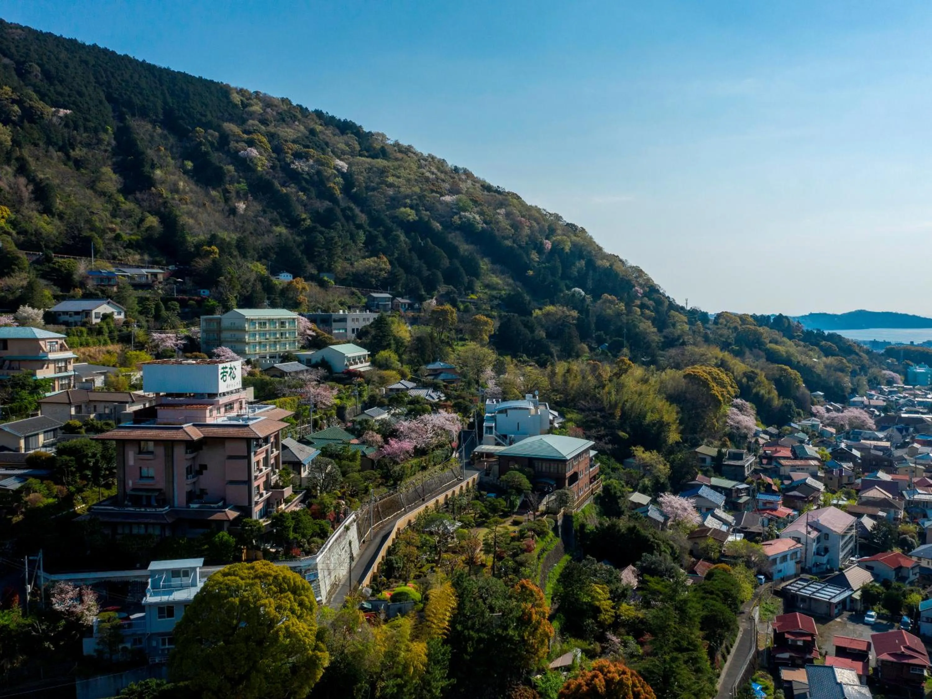 Bird's eye view in Wakamatsu HakoneYugawara