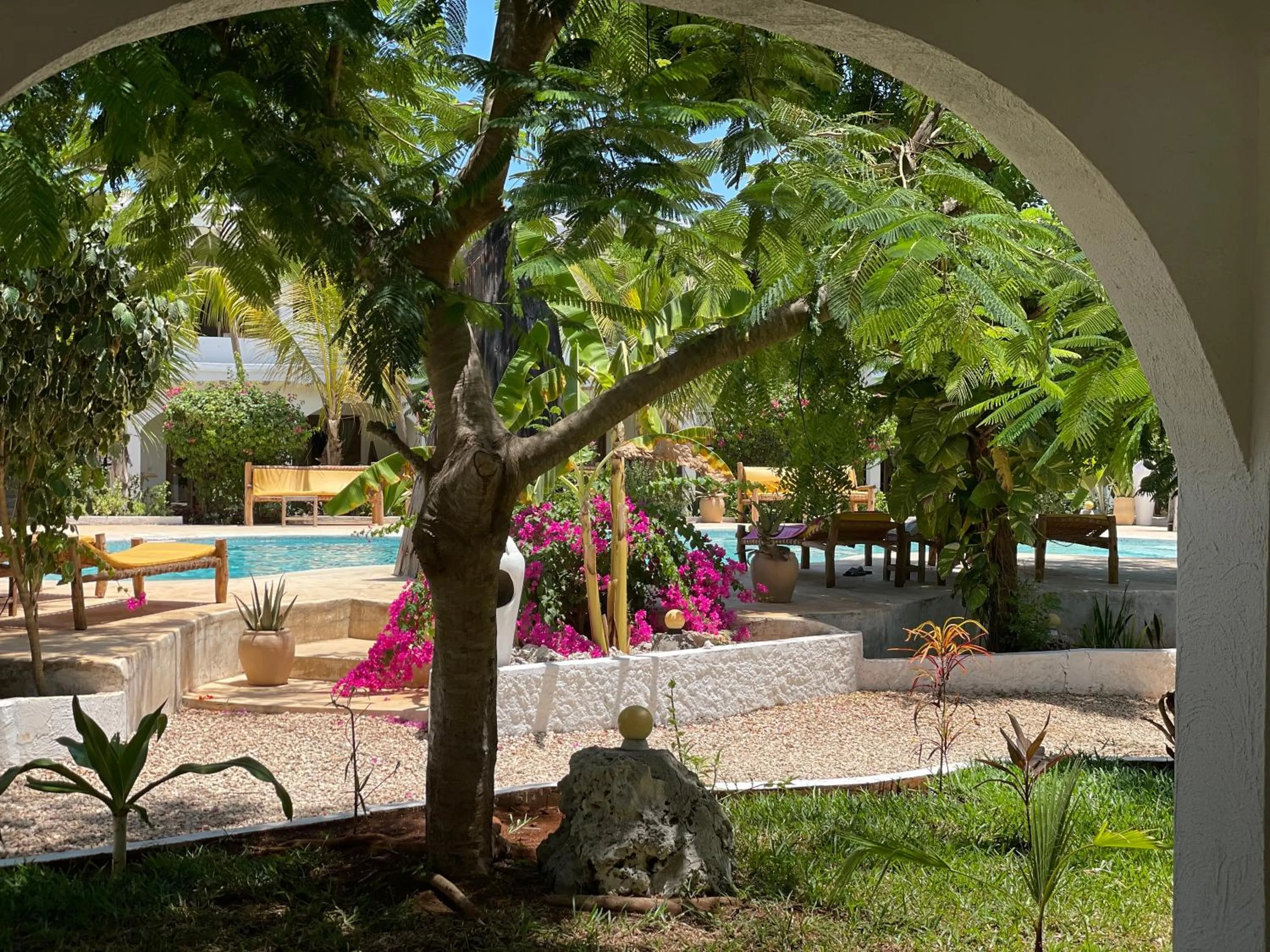 Garden view in Breeze Residence