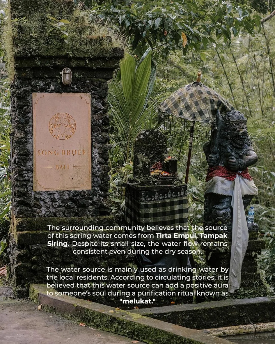 Facade/entrance in Song Broek Bali