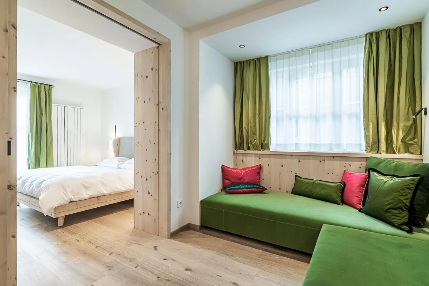 Bed in Hotel Drumlerhof