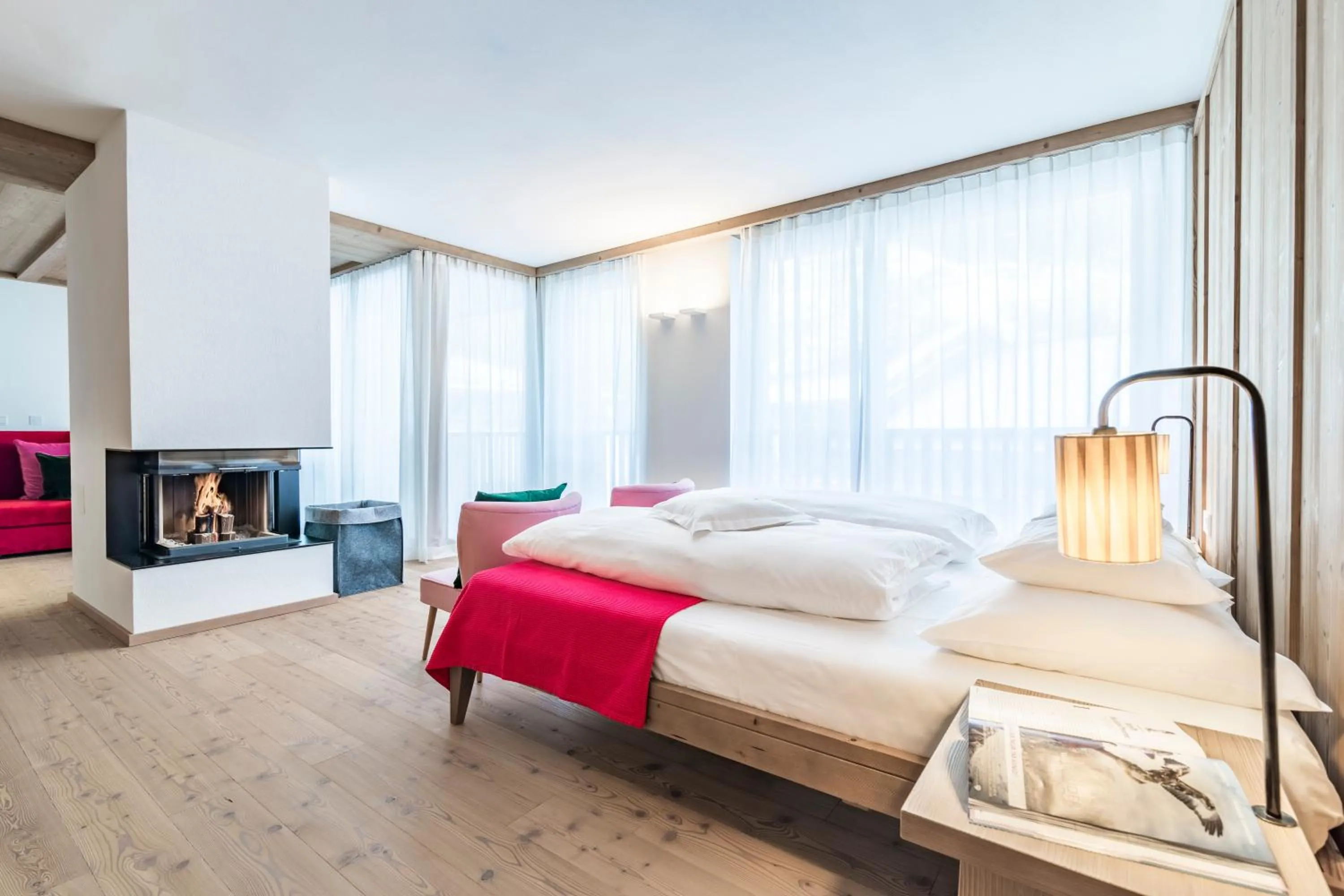 Bed in Hotel Drumlerhof