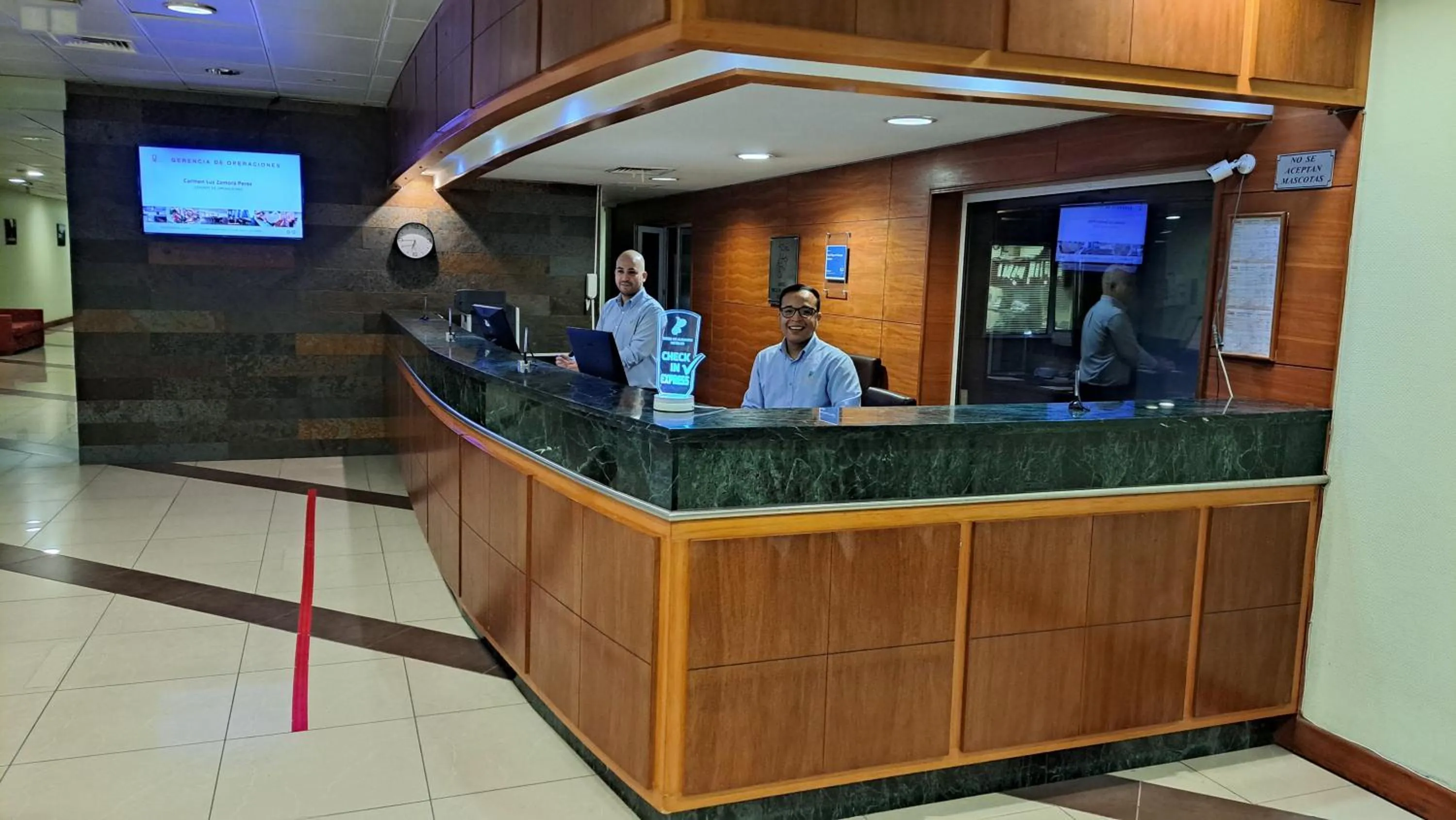 Lobby or reception in Hotel Diego de Almagro Copiapo