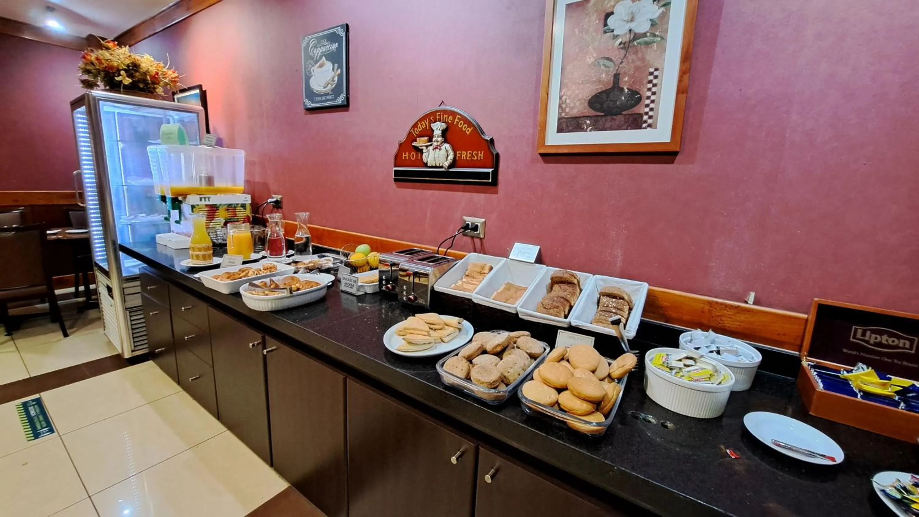 Buffet breakfast in Hotel Diego de Almagro Copiapo