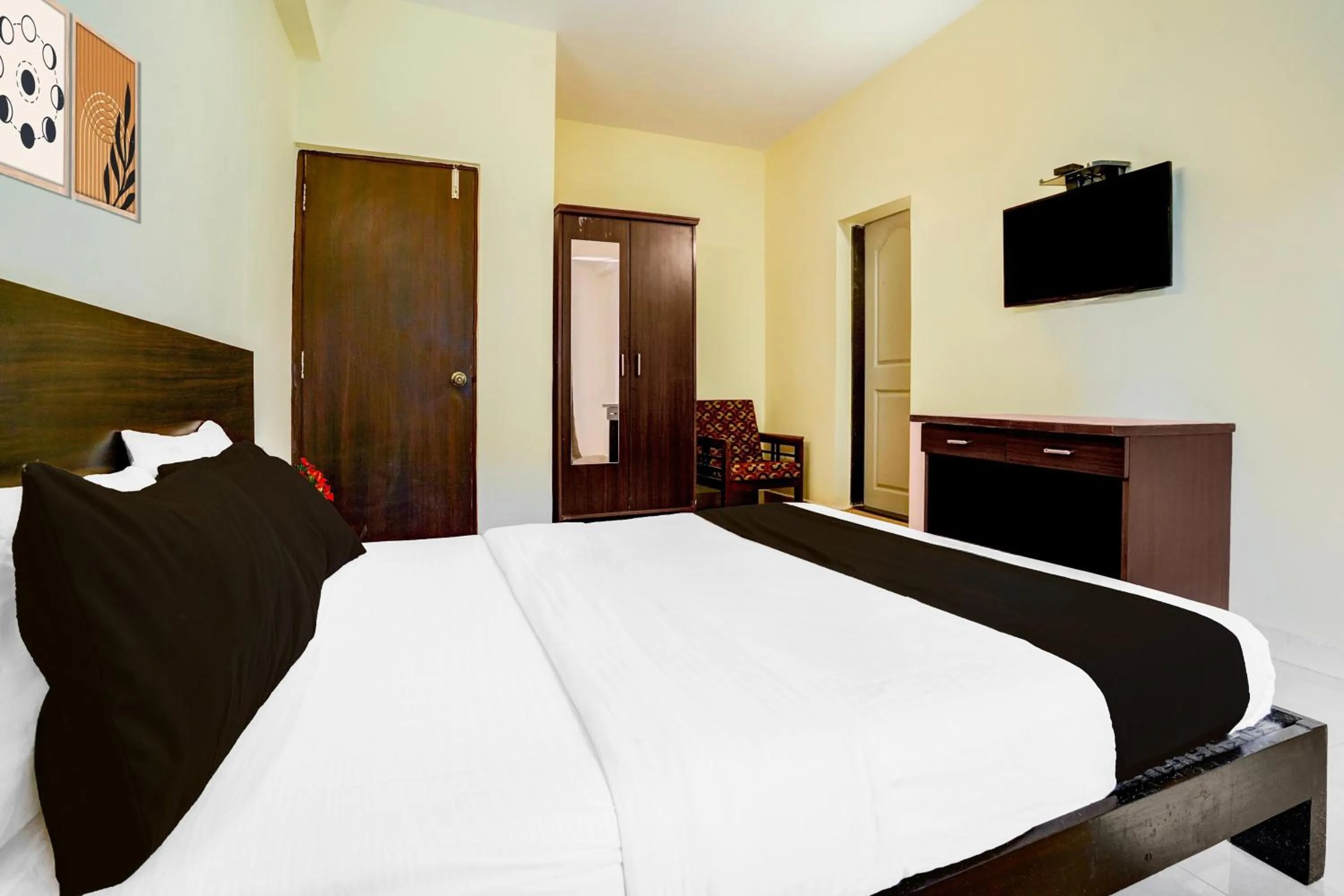 Bedroom, Bed in Super Collection O Panjim Near Miramar Beach