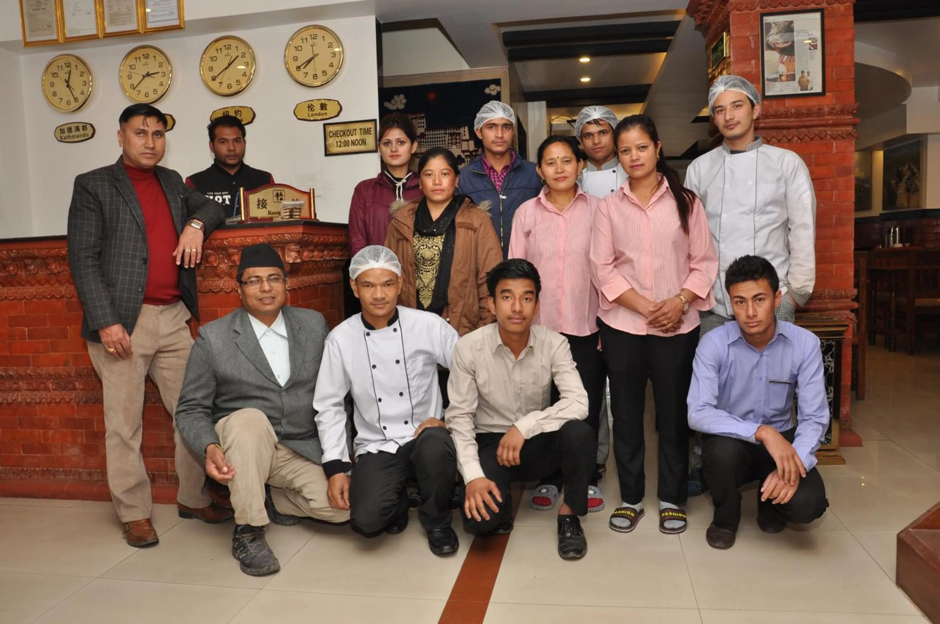 Staff in Mandala Hotel Kathmandu