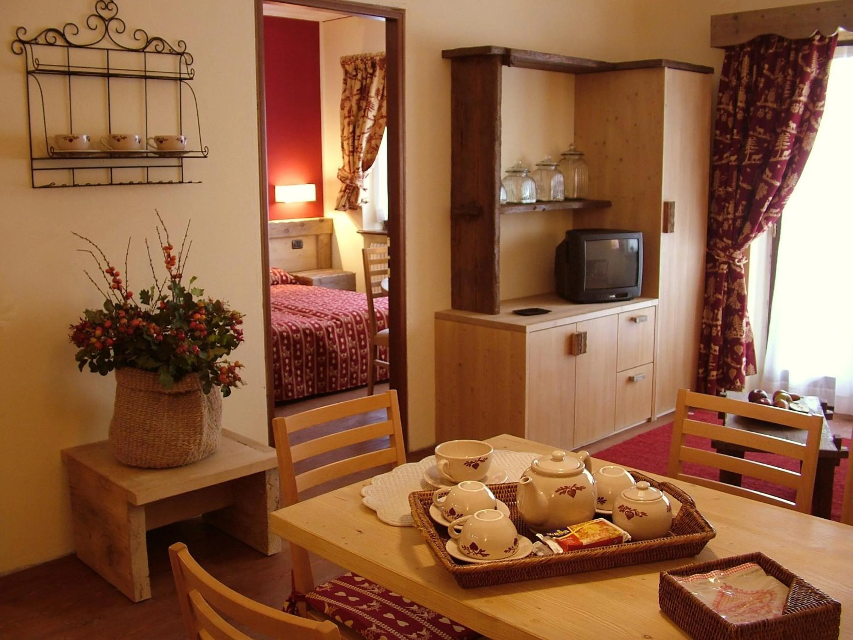 Seating area, Bed in Residence Cour Maison