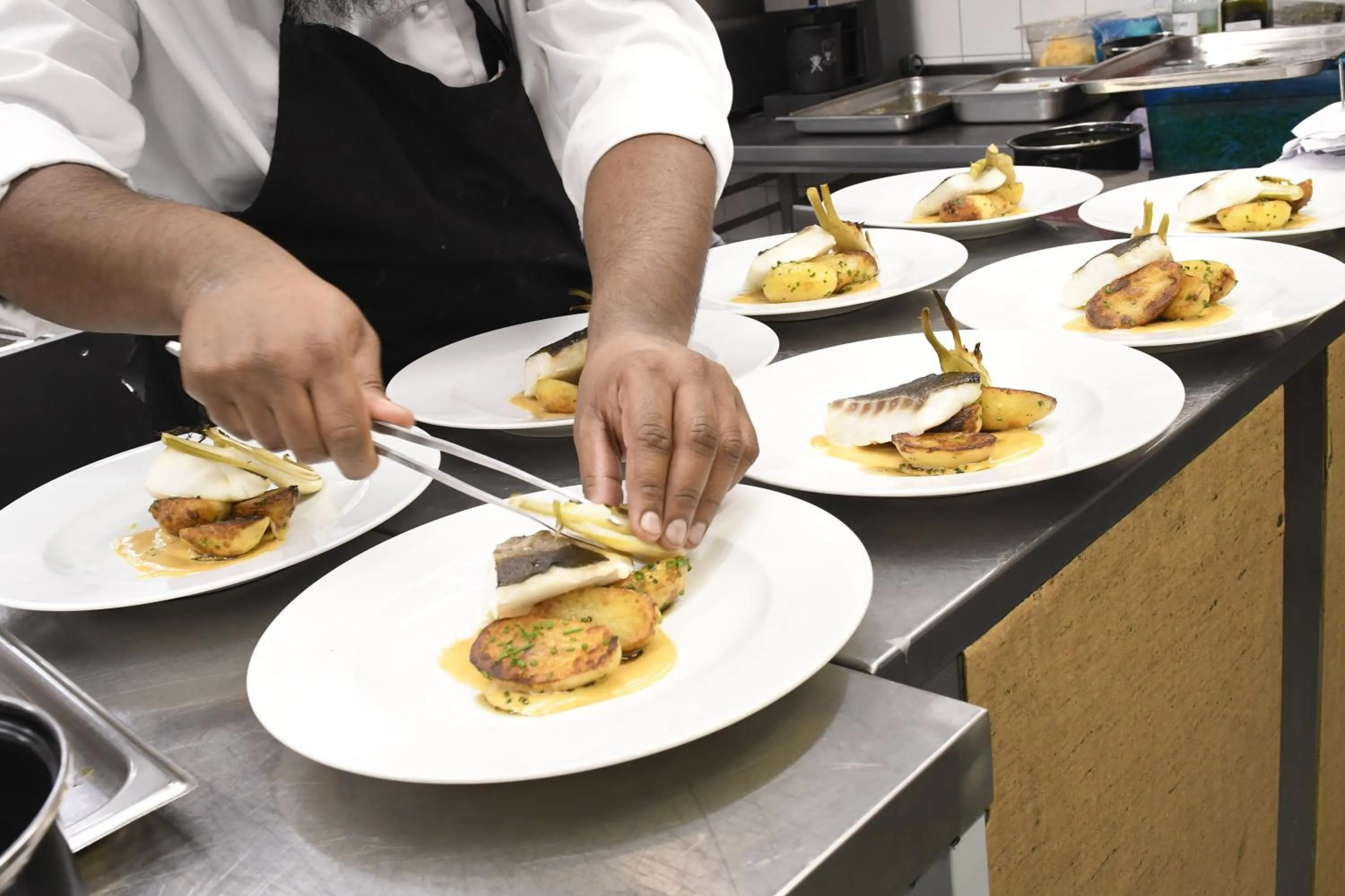 Food close-up in Eriksgårdens Fjällhotell